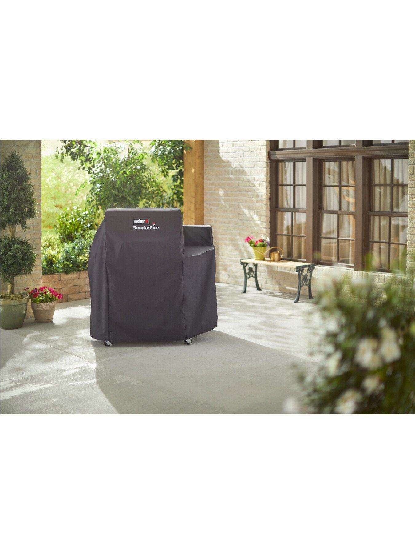 Grill Cover Smoke Fire 24"