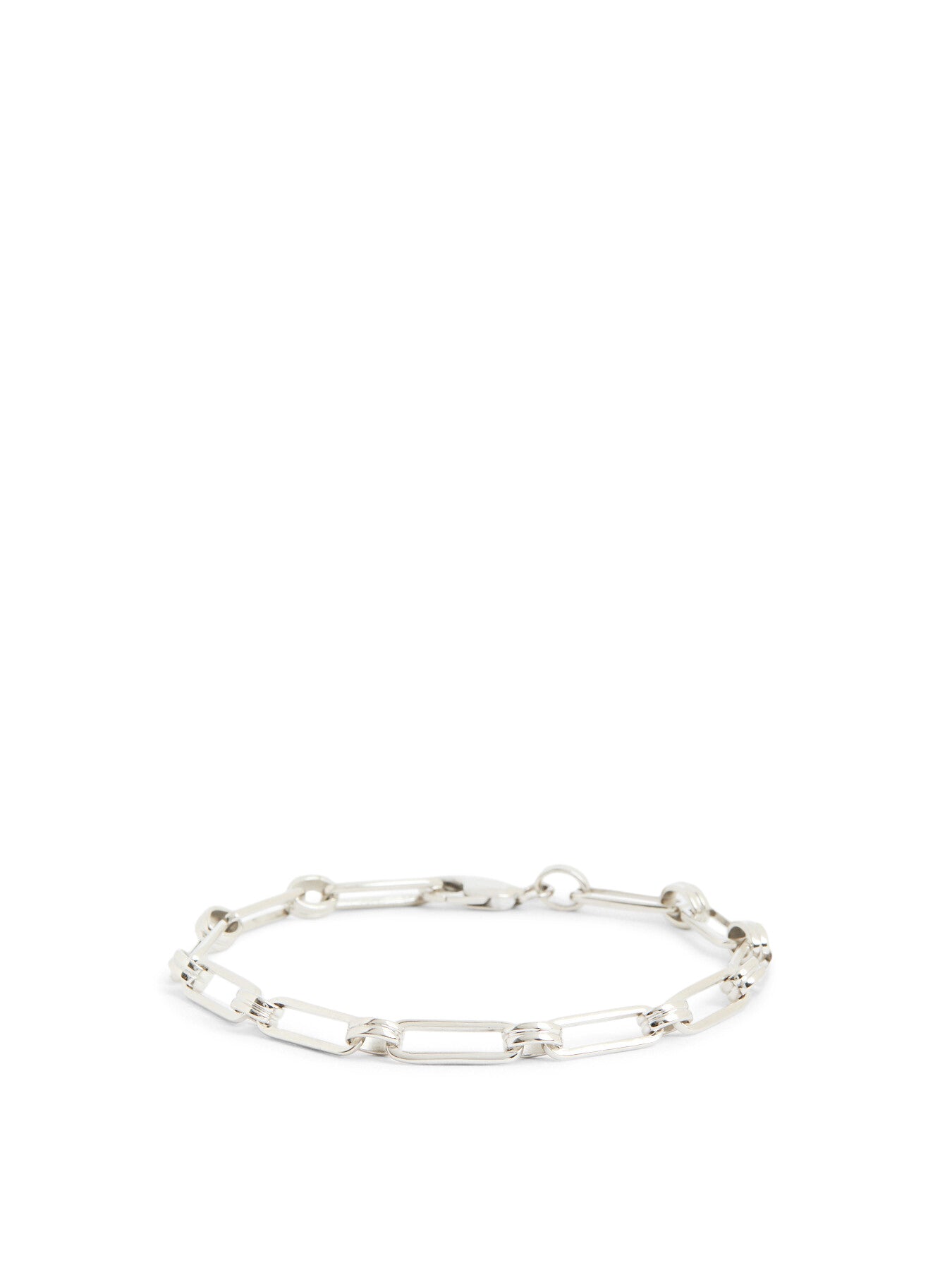 Silver Aegis Chain Bracelet