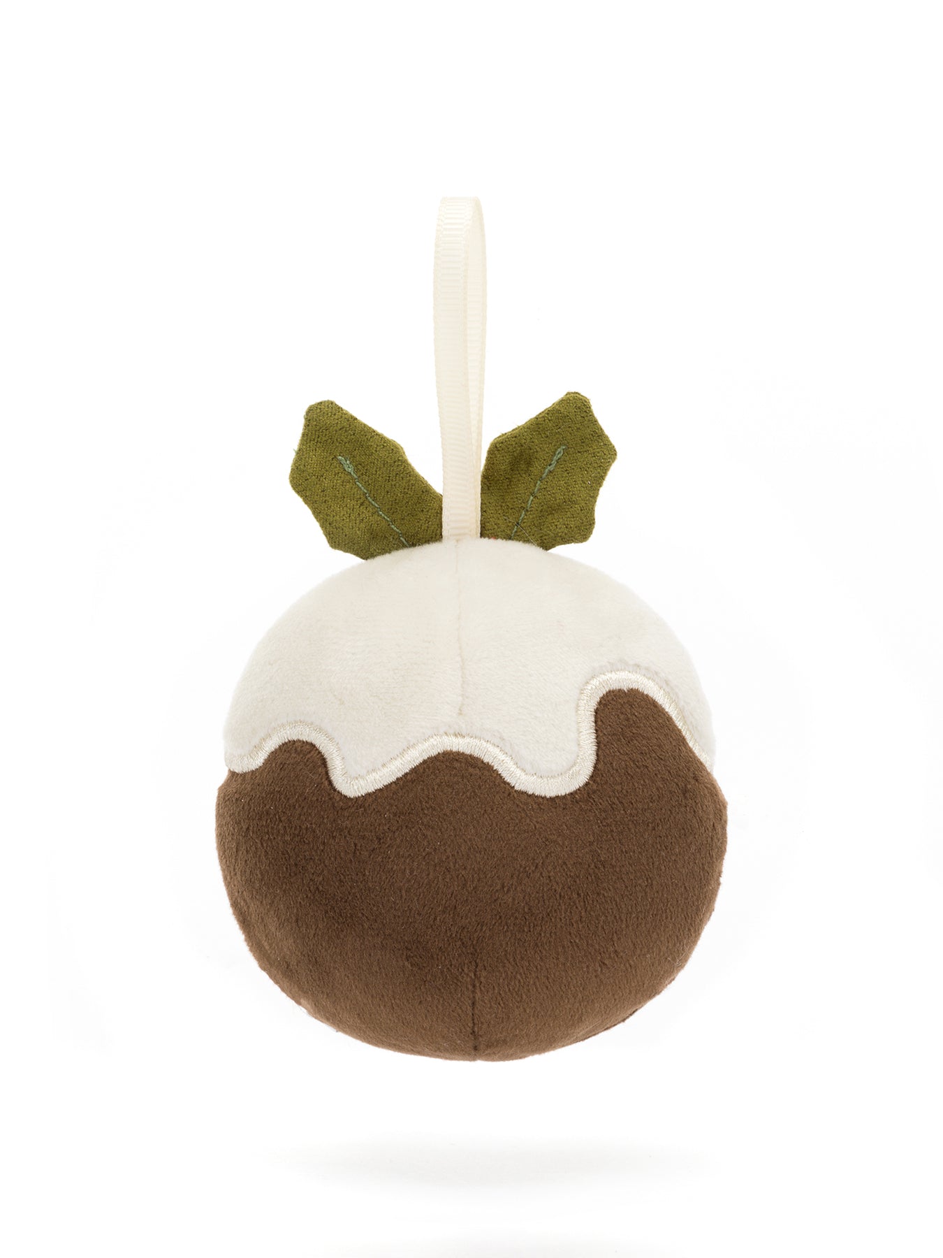 Festive Folly Christmas Pudding Hanging Decoration