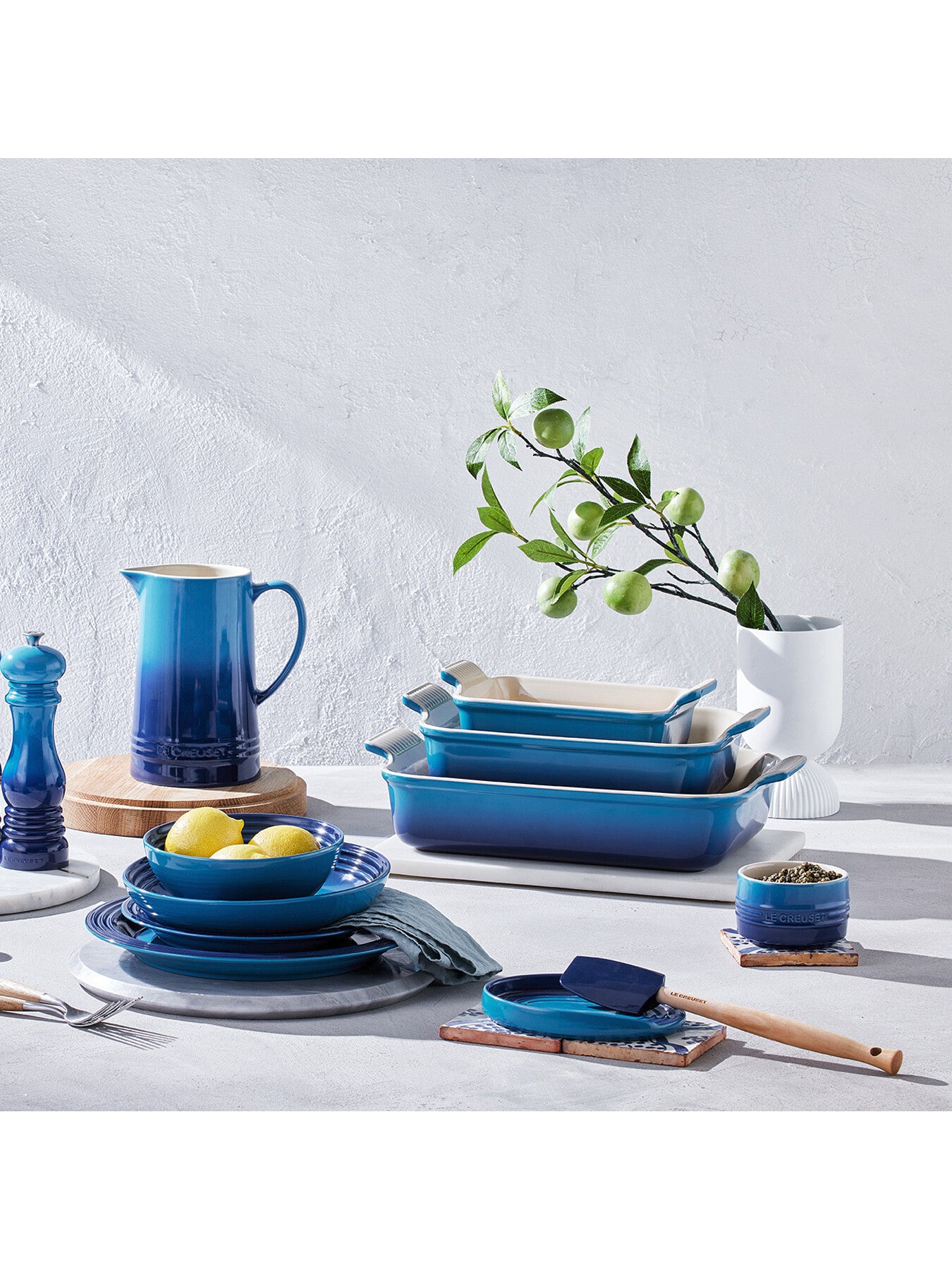 Oval Spoon Rest Light Blue