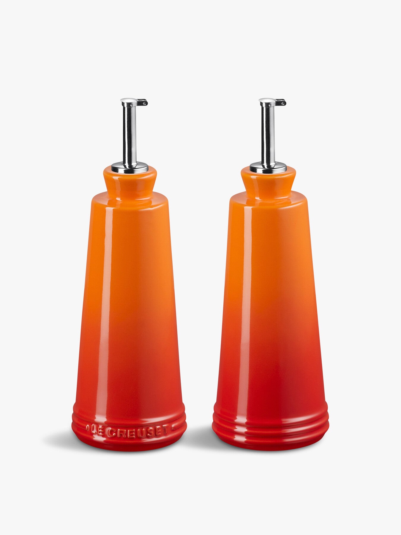 Stoneware Signature Oil & Vinegar Set Volcanic