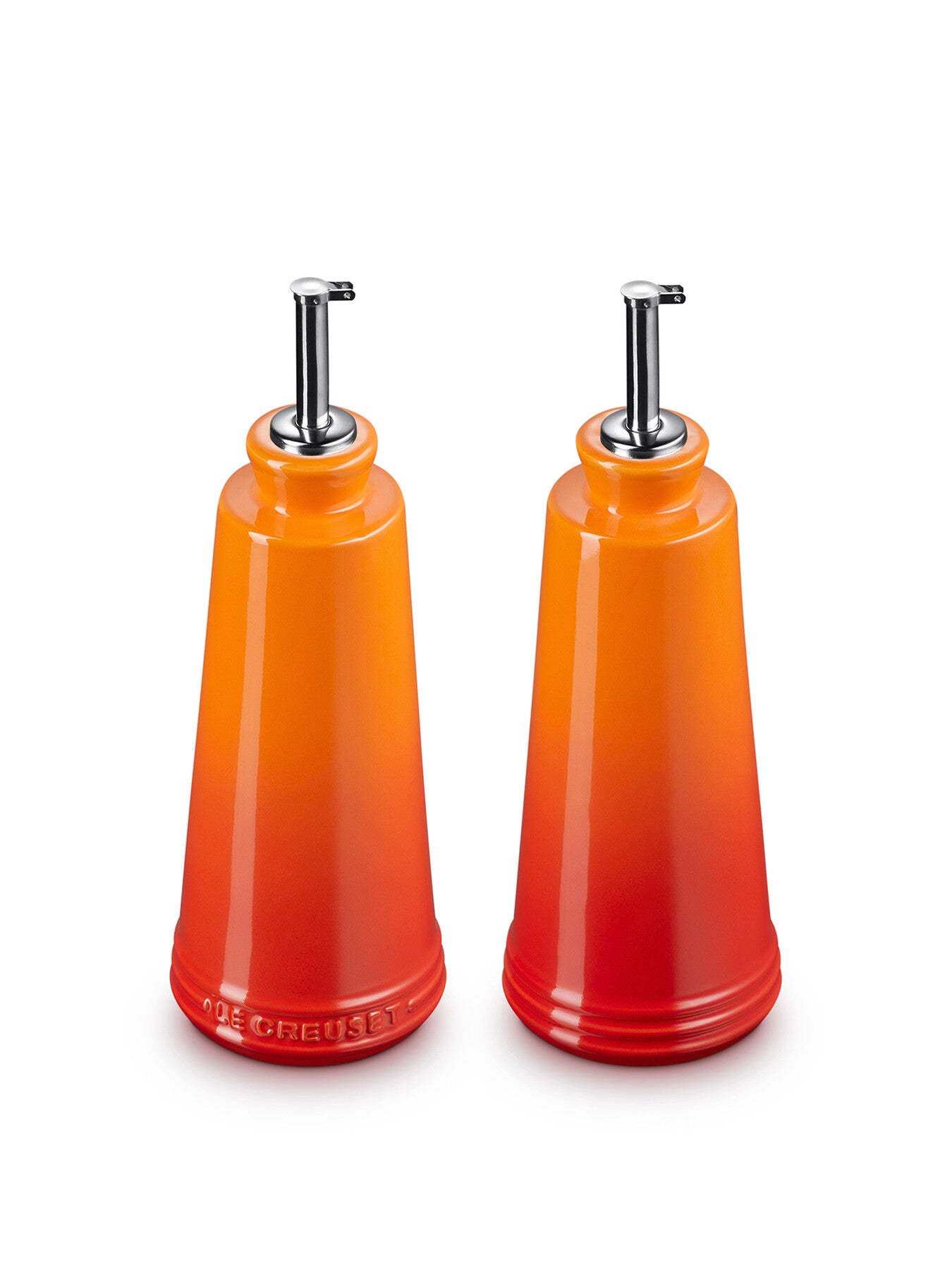 Stoneware Signature Oil & Vinegar Set Volcanic