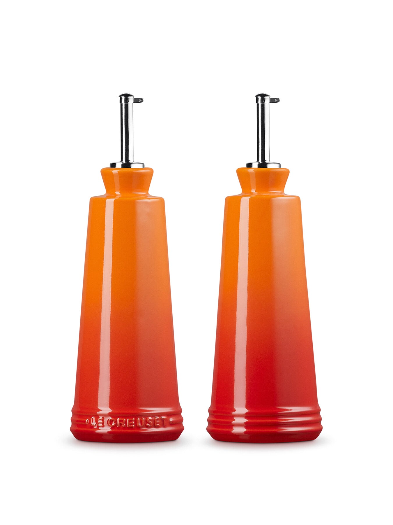 Stoneware Signature Oil & Vinegar Set Volcanic