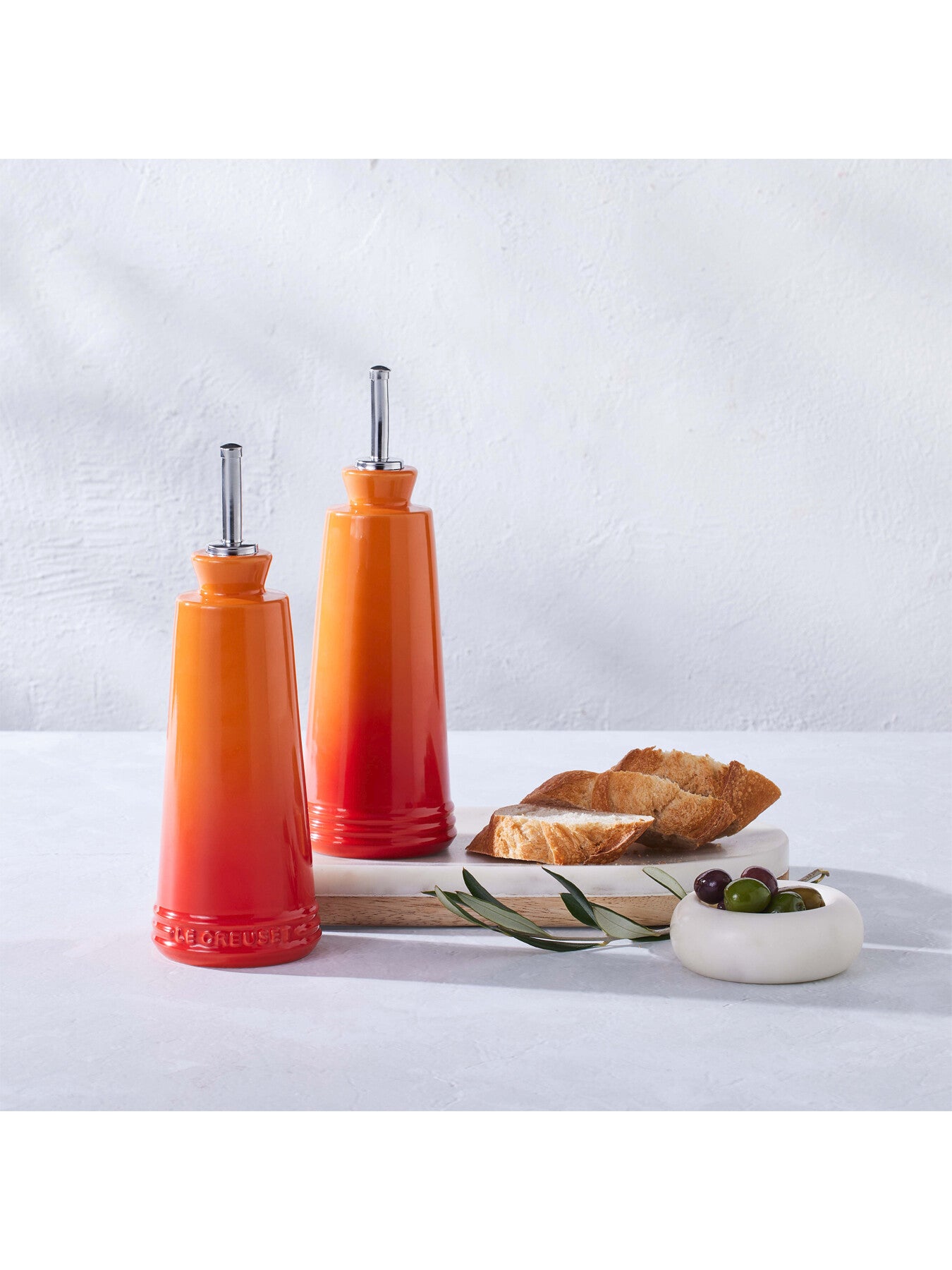 Stoneware Signature Oil & Vinegar Set Volcanic