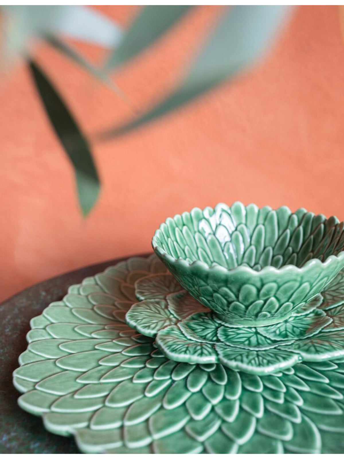 Bordallo Leaf Dessert Plate 22cm