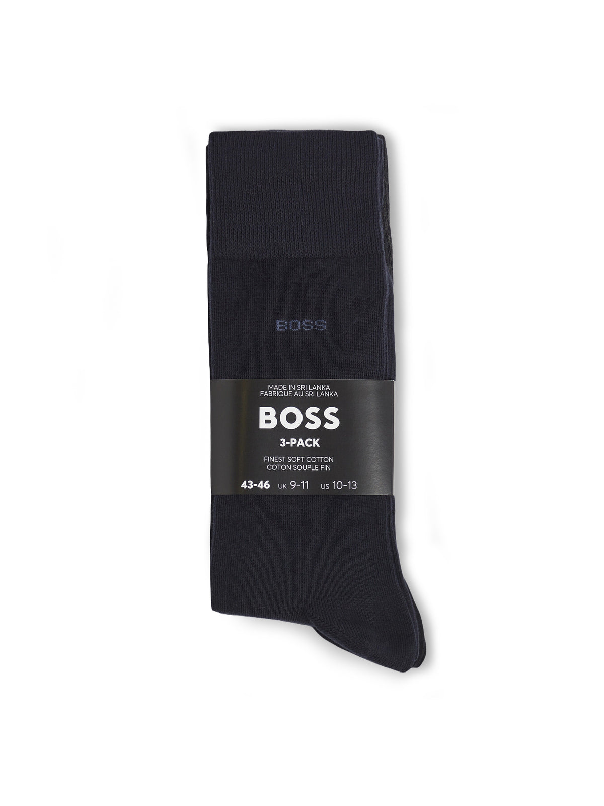 3 Pack Uni Combed Cotton Sock