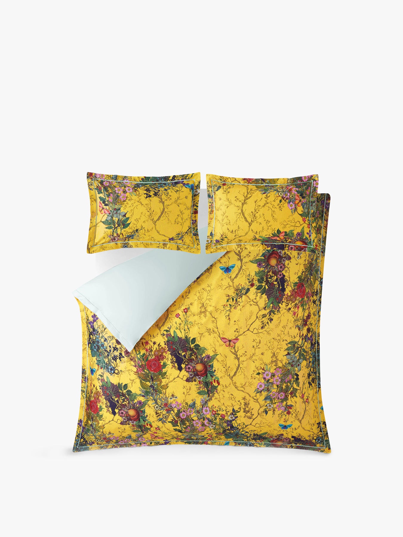 Bloomsbury Garden Duvet Cover Set Yellow
