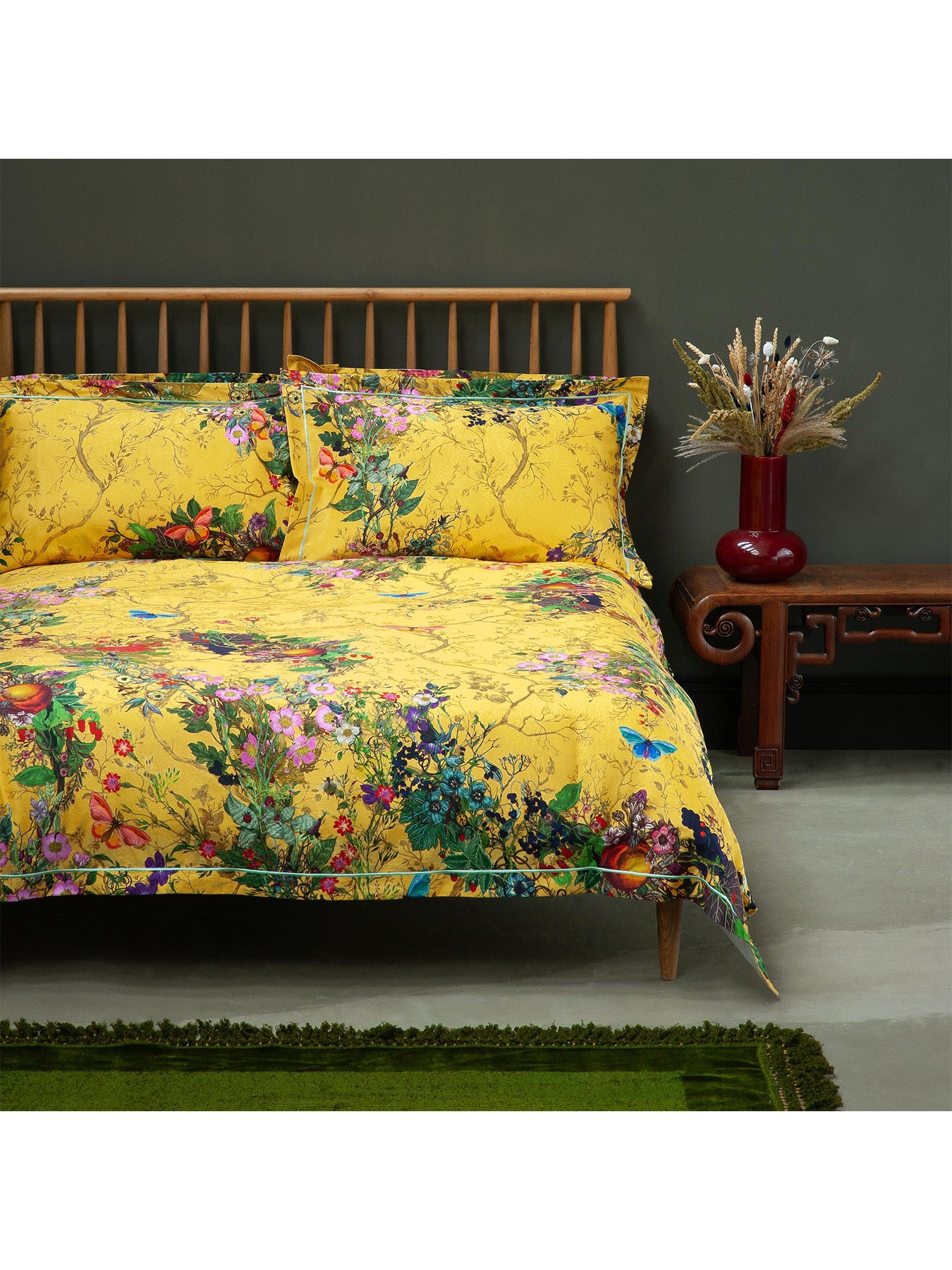 Bloomsbury Garden Duvet Cover Set Yellow