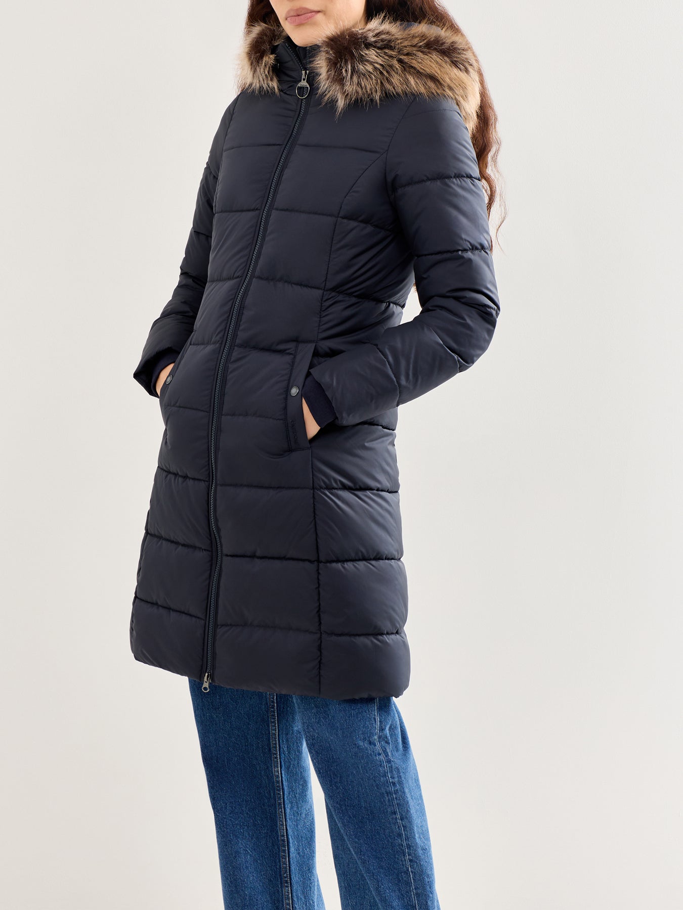 Rosoman Quilted Jacket Navy