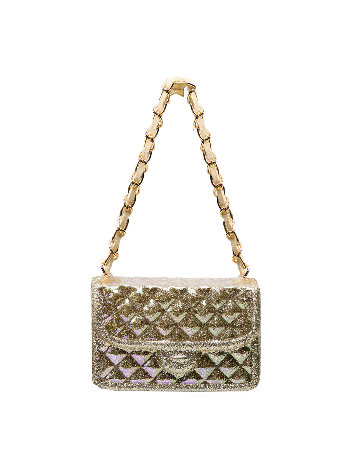 Glass Shimmer Fashion Bag Bauble