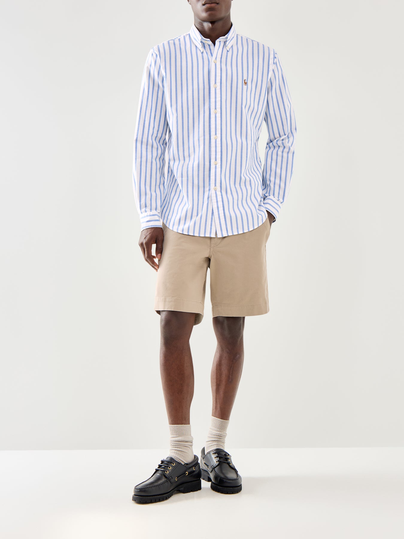 Custom Fit Stripe Oxford Shirt