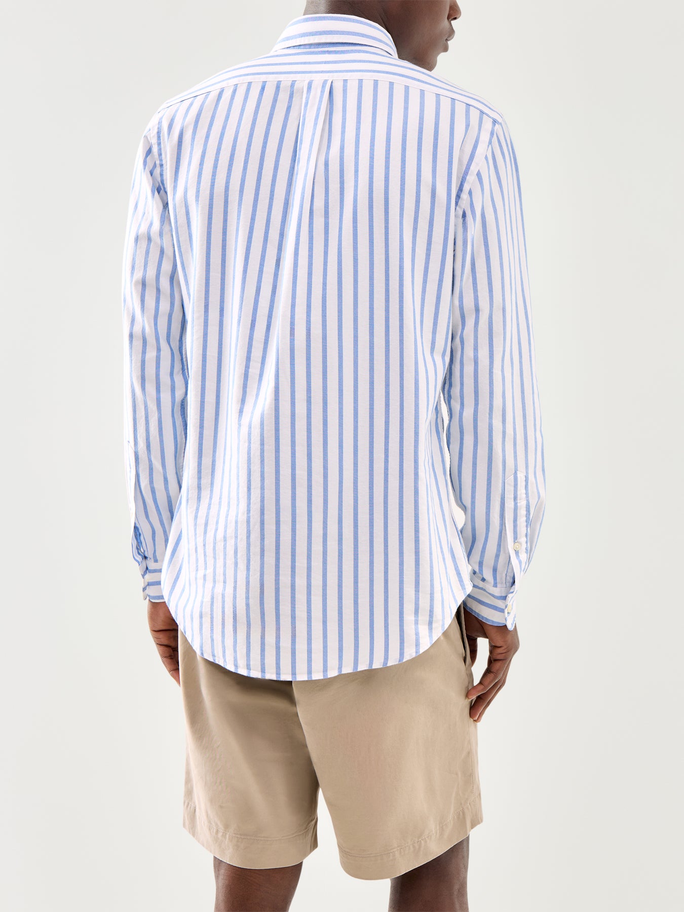 Custom Fit Stripe Oxford Shirt