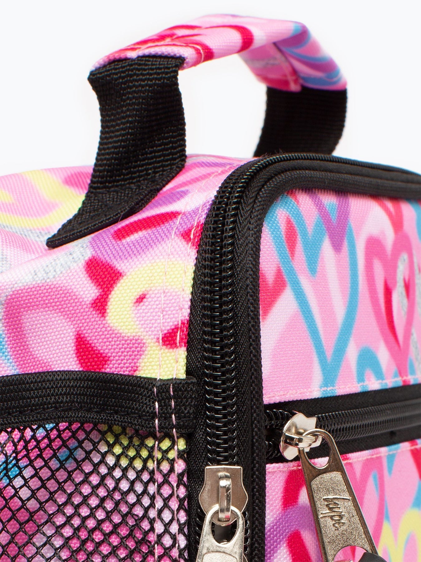 Graffiti Hearts Lunch Box - Pink