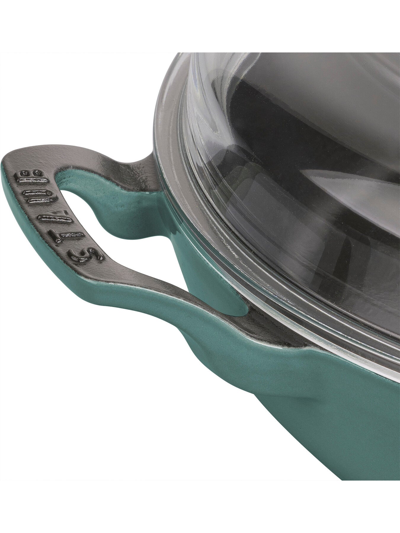 Cast Iron Brasier with Glass Lid Eucalyptus