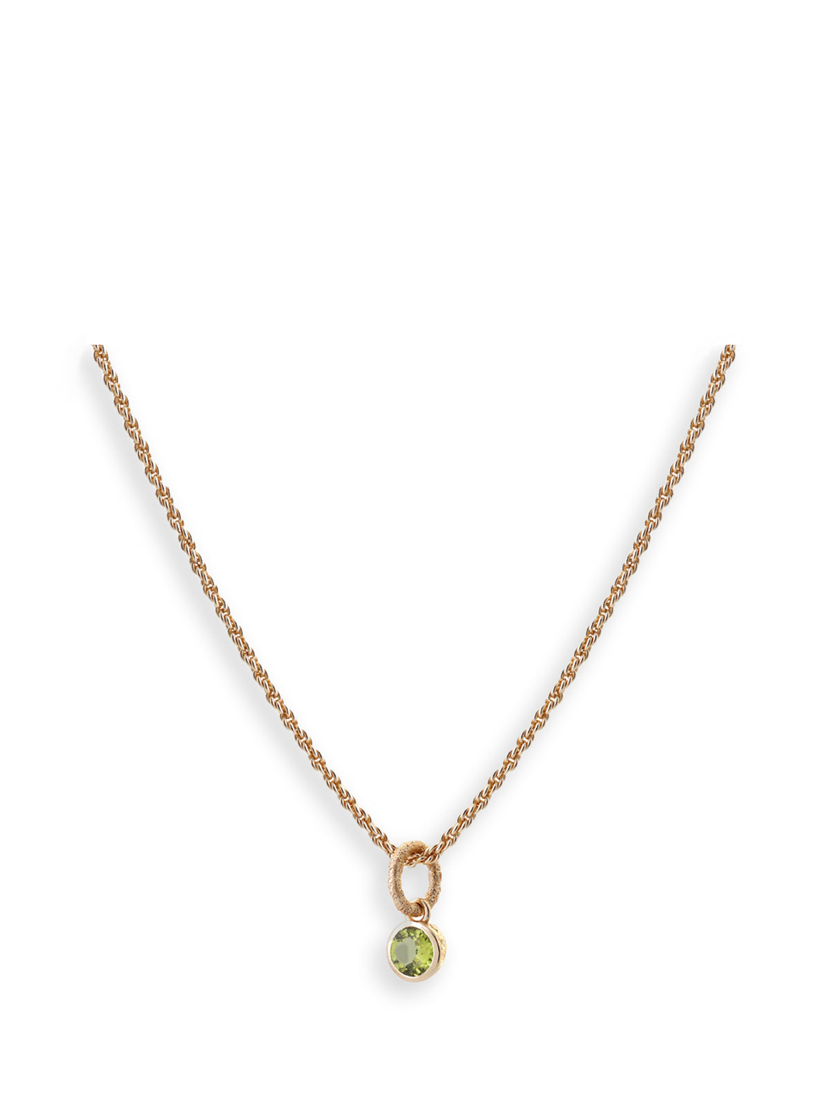 Peridot August Birthstone Necklace