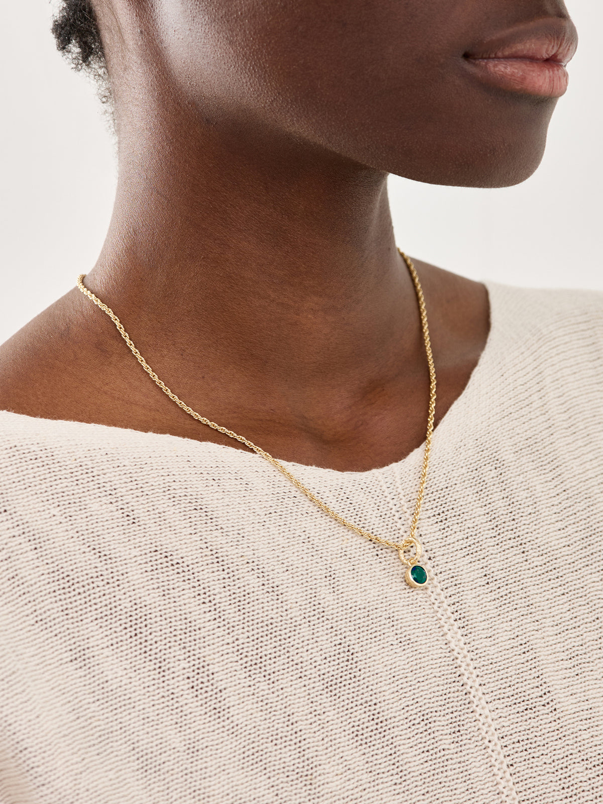 Peridot March Birthstone Necklace