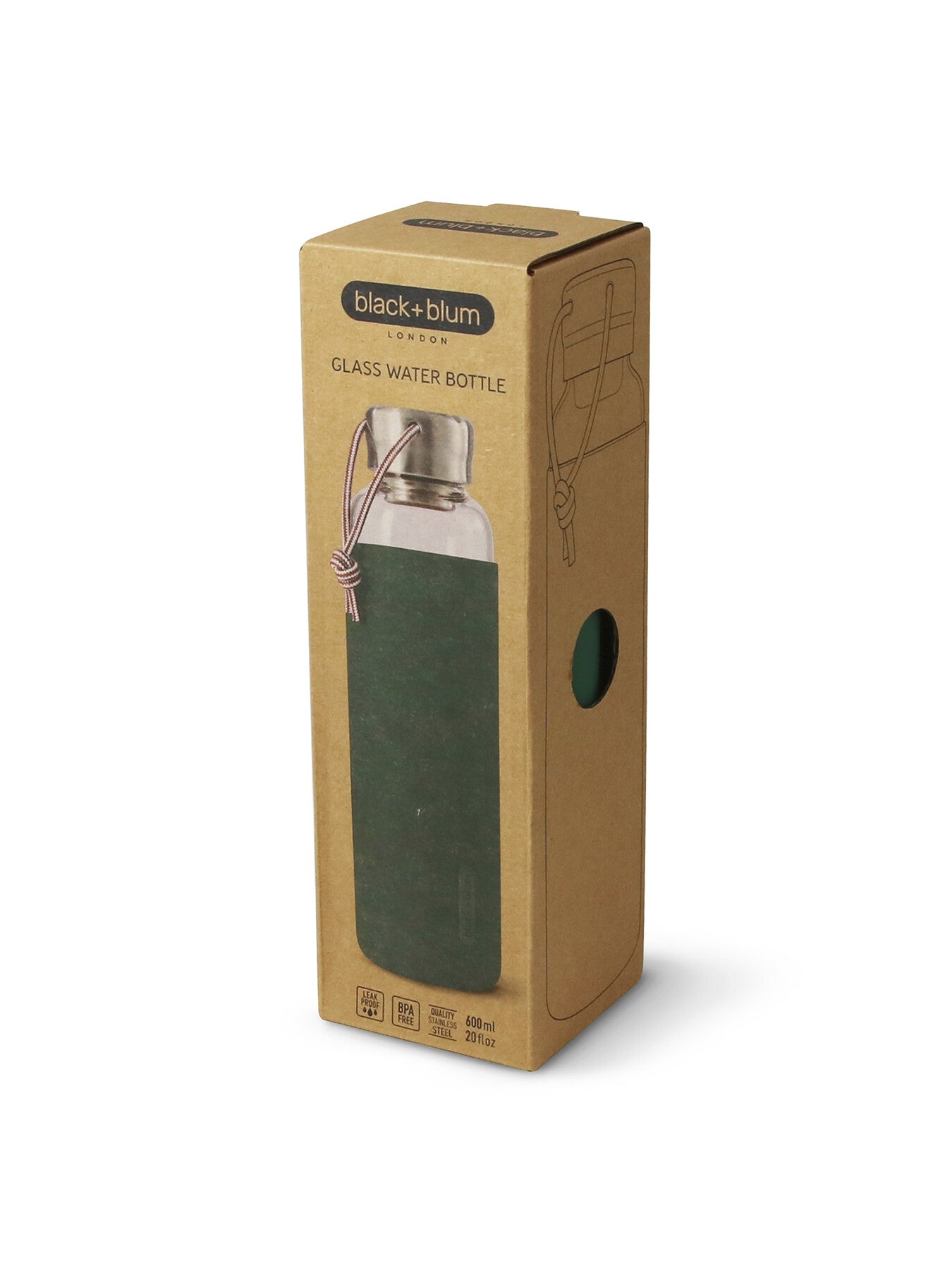 Glass Water Bottle
