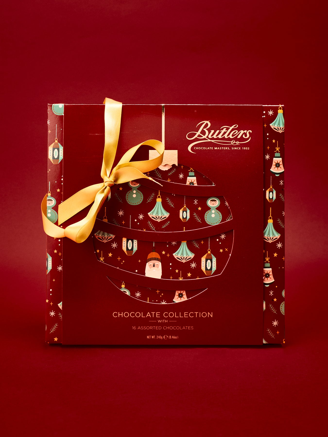 Christmas Motif Chocolate Box 240g