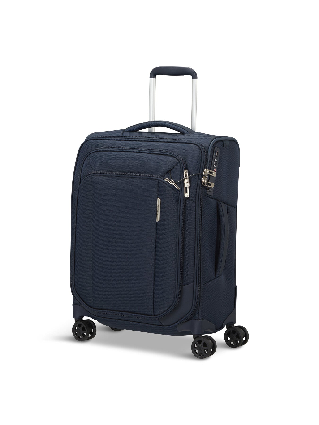 Samsonite Repsark Spinner 4 Wheel 55cm Expandable Suitcase Navy