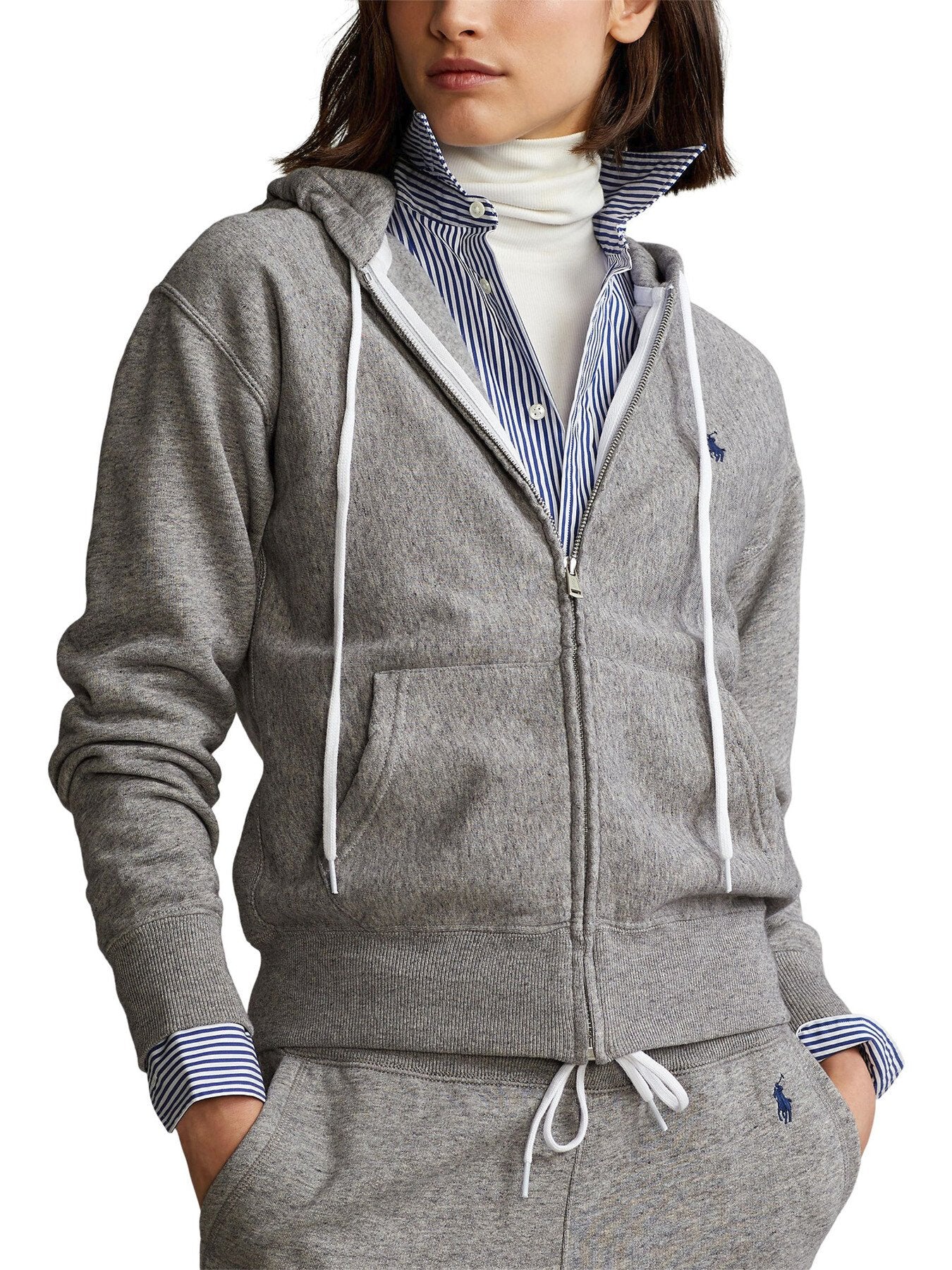 Long Sleeve Zip Sweatshirt