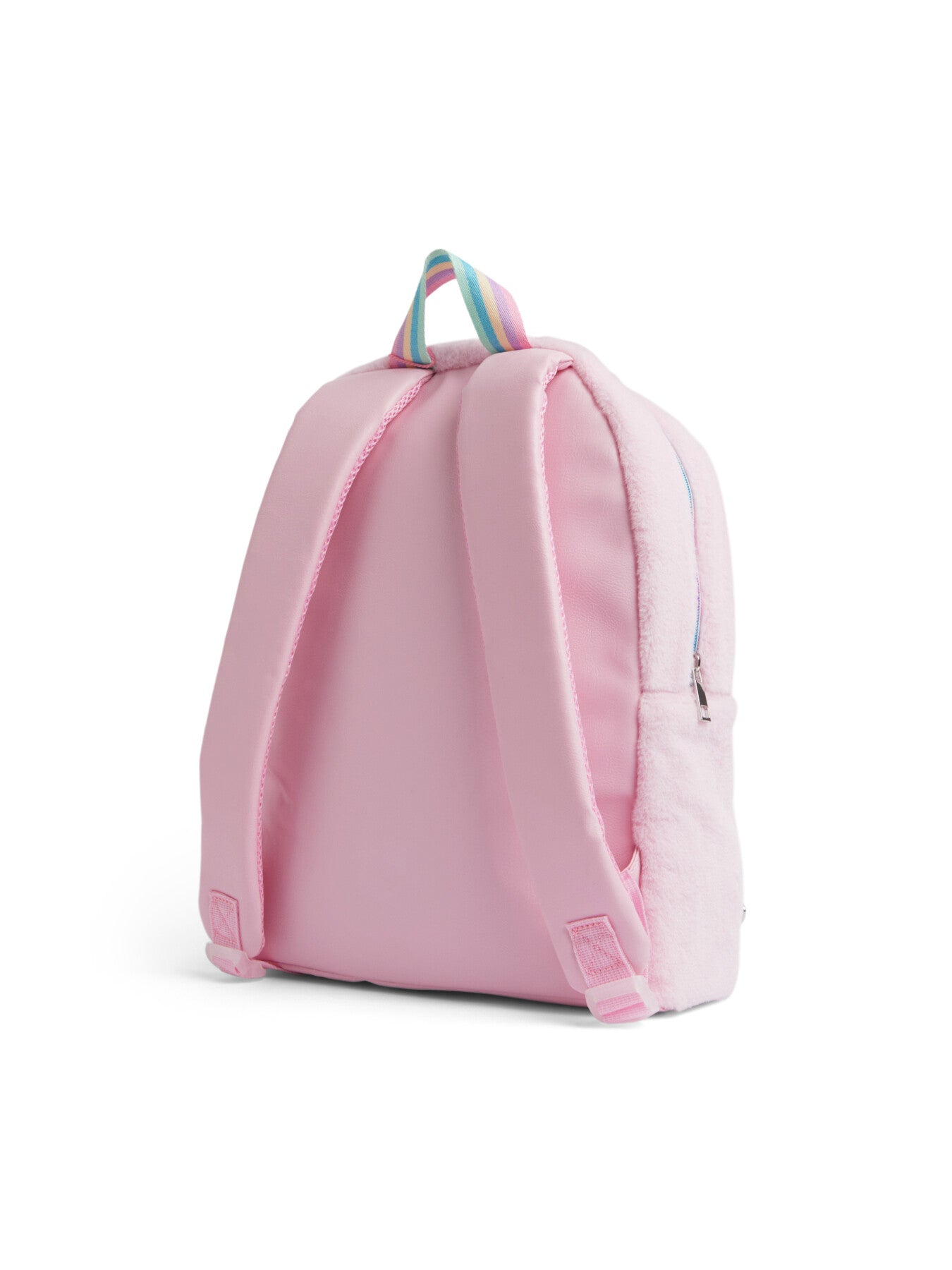 BELLA FAUX FUR RAINBOW CROWN LARGE BACKPACK