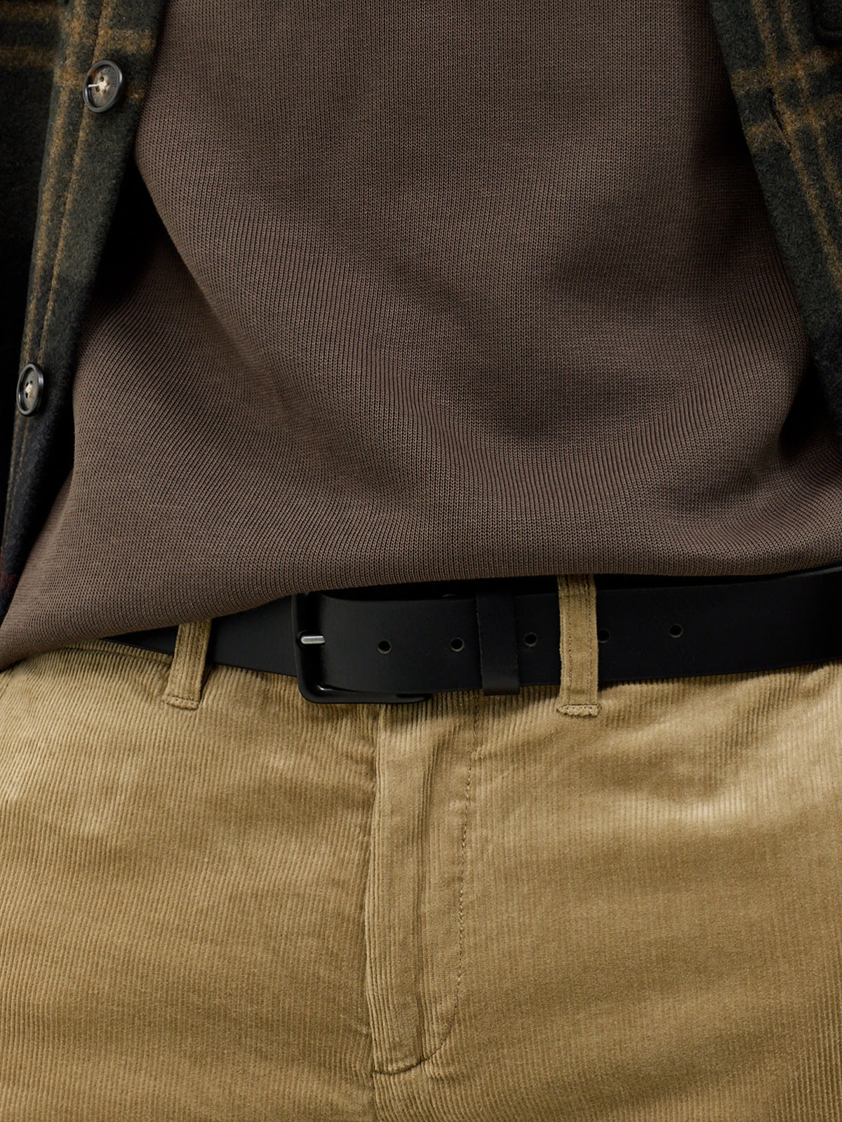 Double Rivet Leather Belt