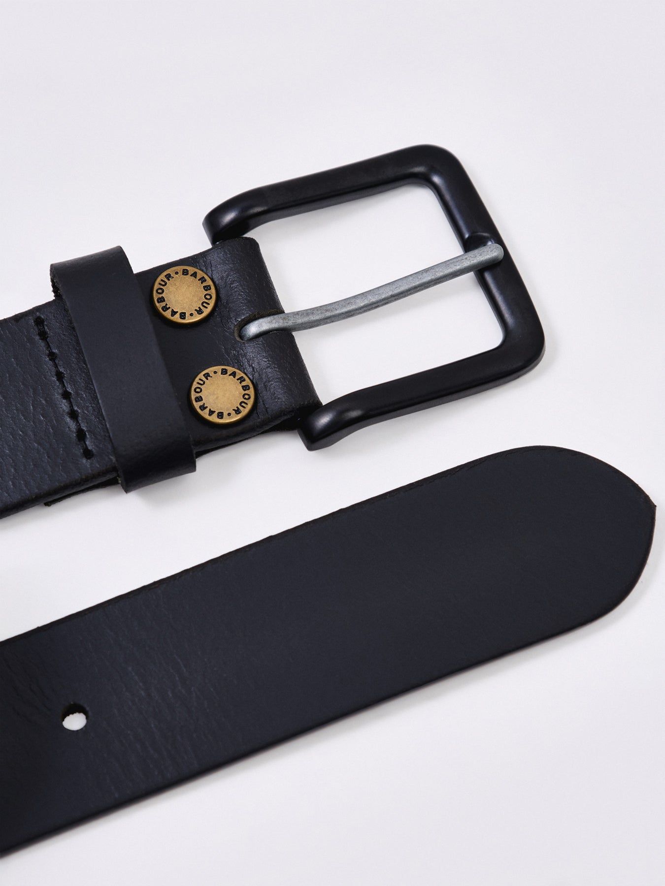 Double Rivet Leather Belt