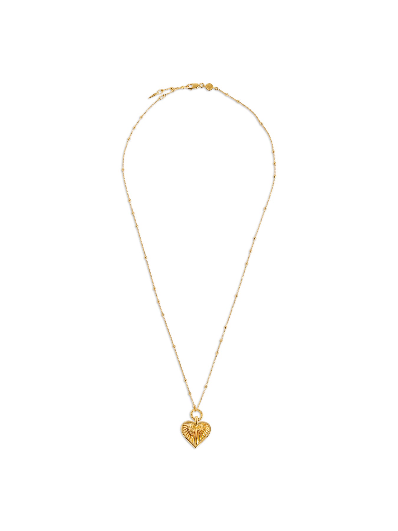 Ridge Heart Necklace