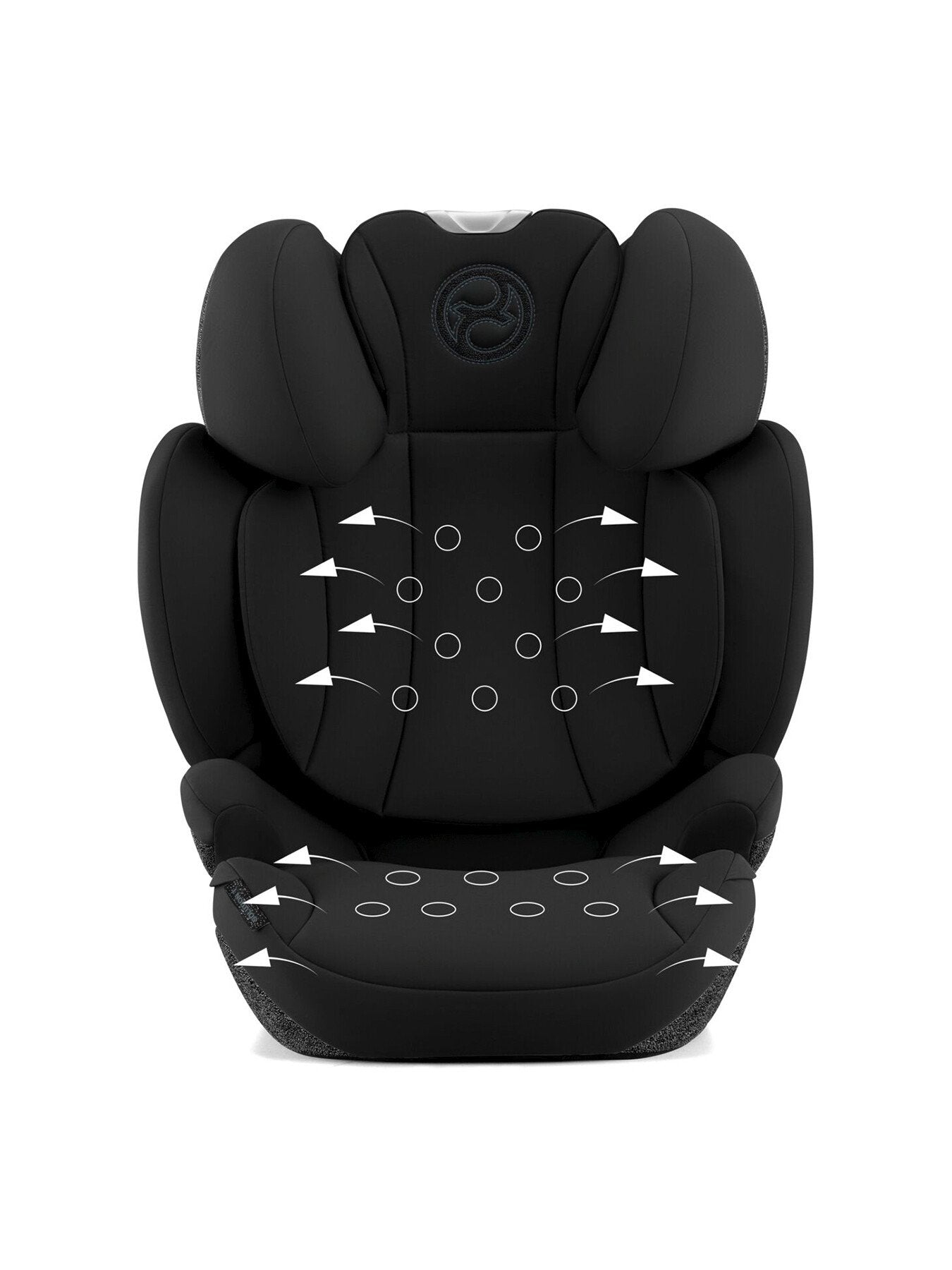 Cybex Solution G i-Fix Child Highback Booster Seat - Moon Black