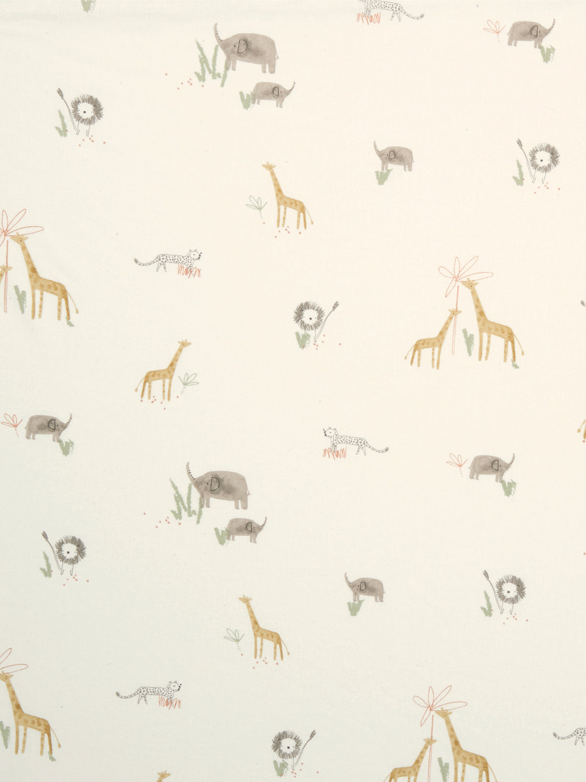 2 CotBed Fitted Sheets Jungle