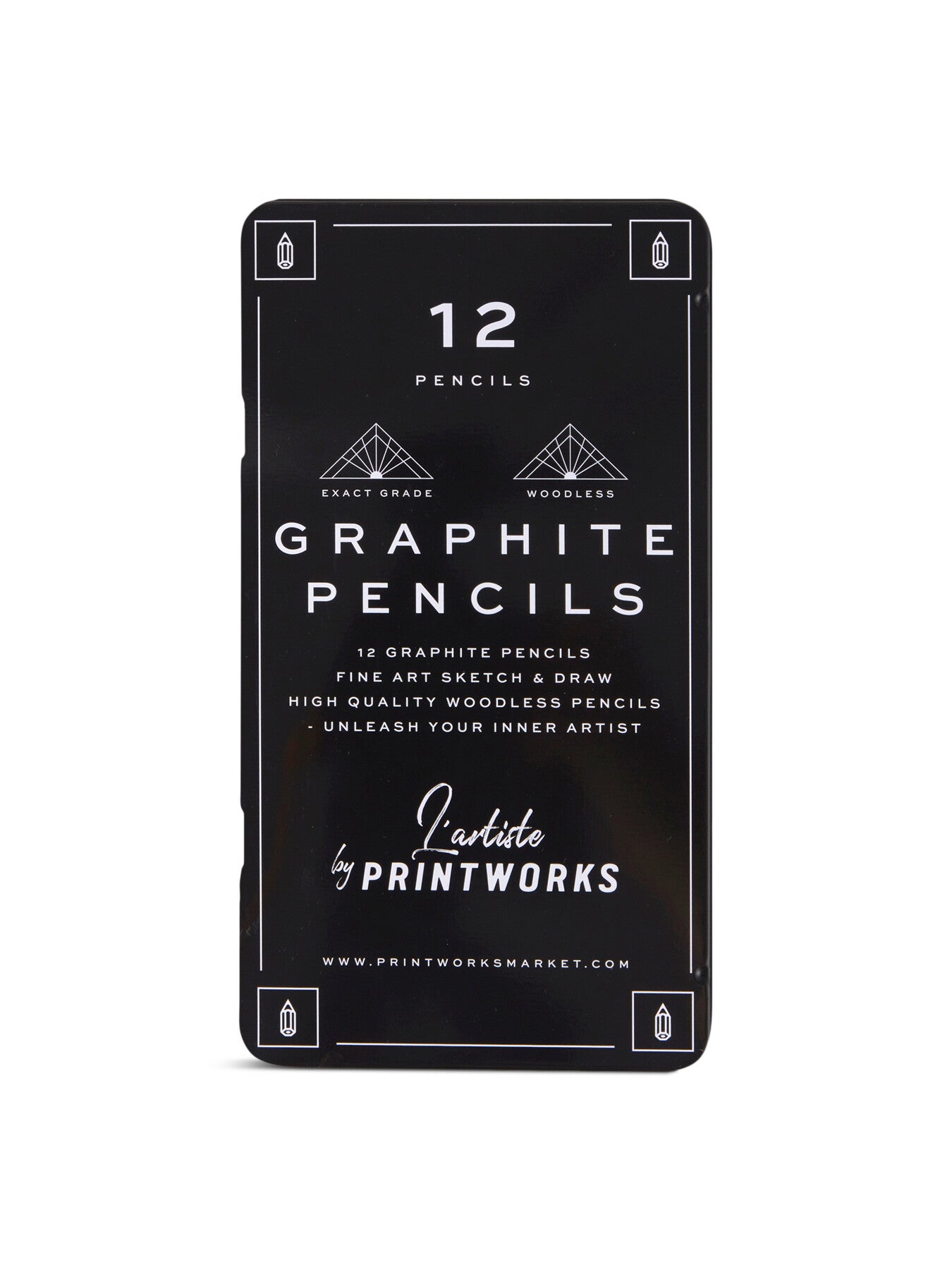 12 Colour pencils Graphite