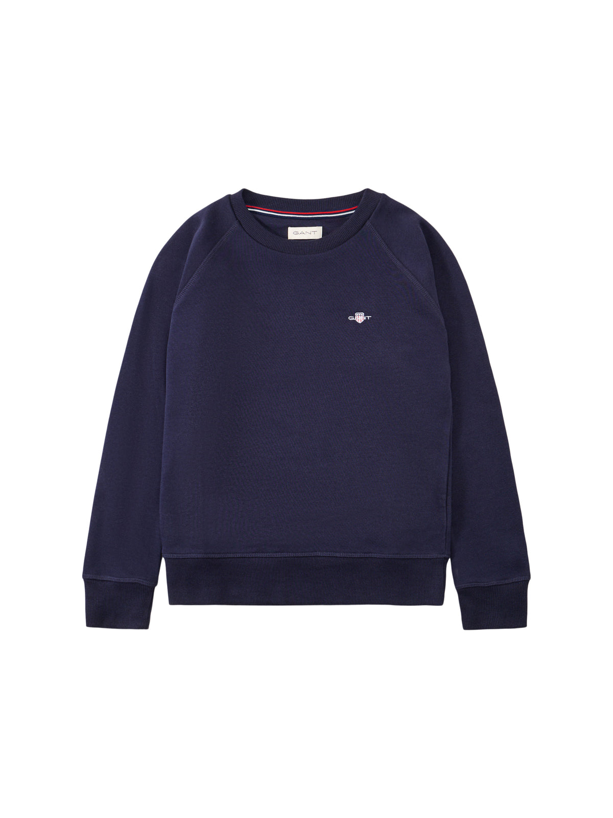 Cotton Shield Crew Neck Sweatshirt - Evening Blue