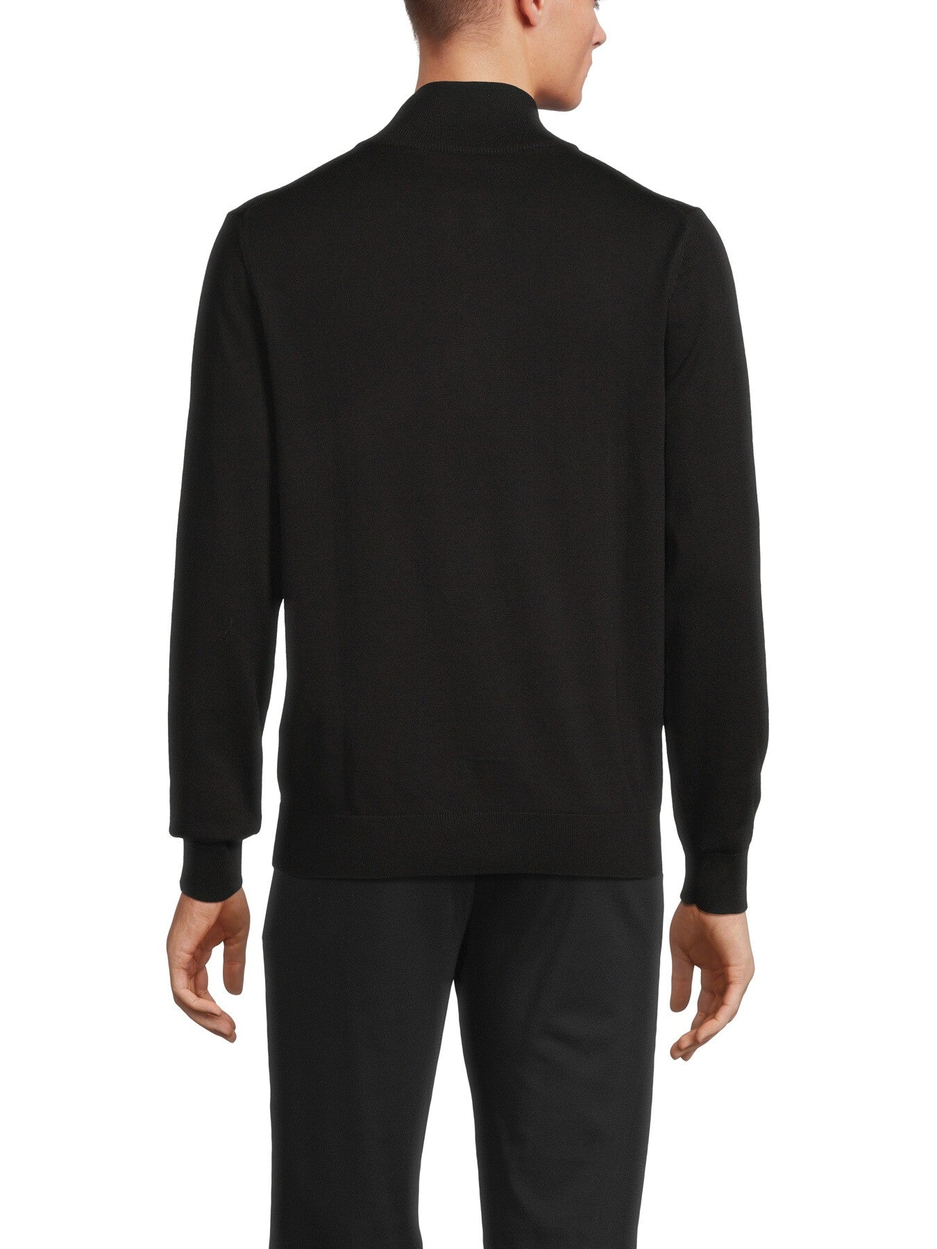 Zebra Badge Quarter Zip Sweatshirt