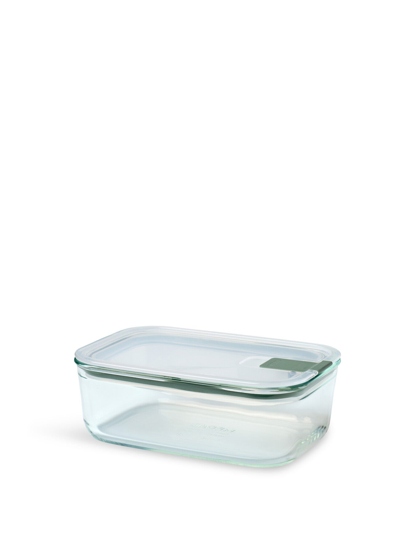 Easyclip glass food storage box 1000 ml - nordic sage