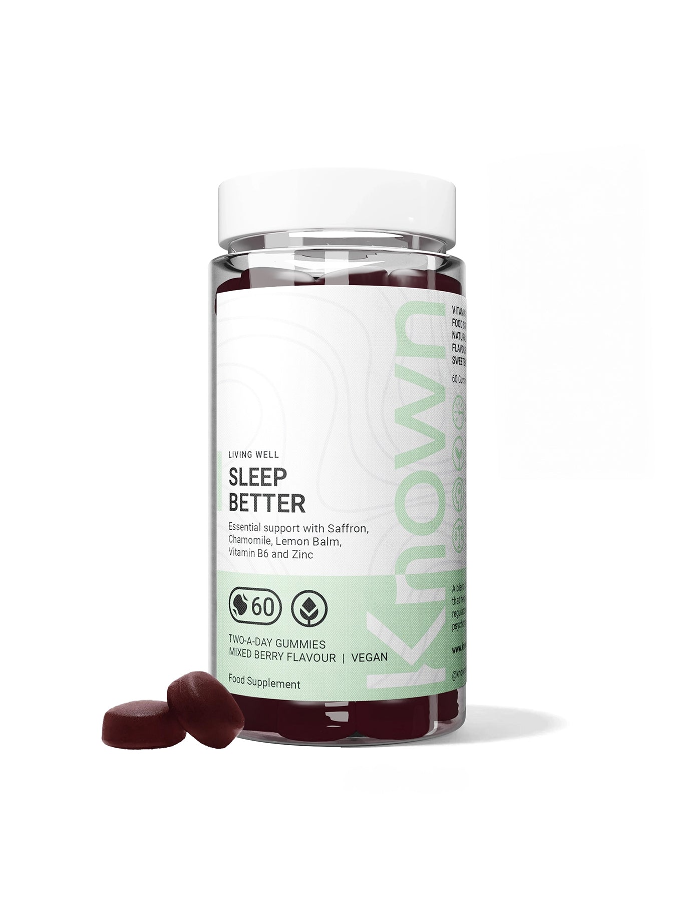 Sleep Better Vegan Gummies with Saffron