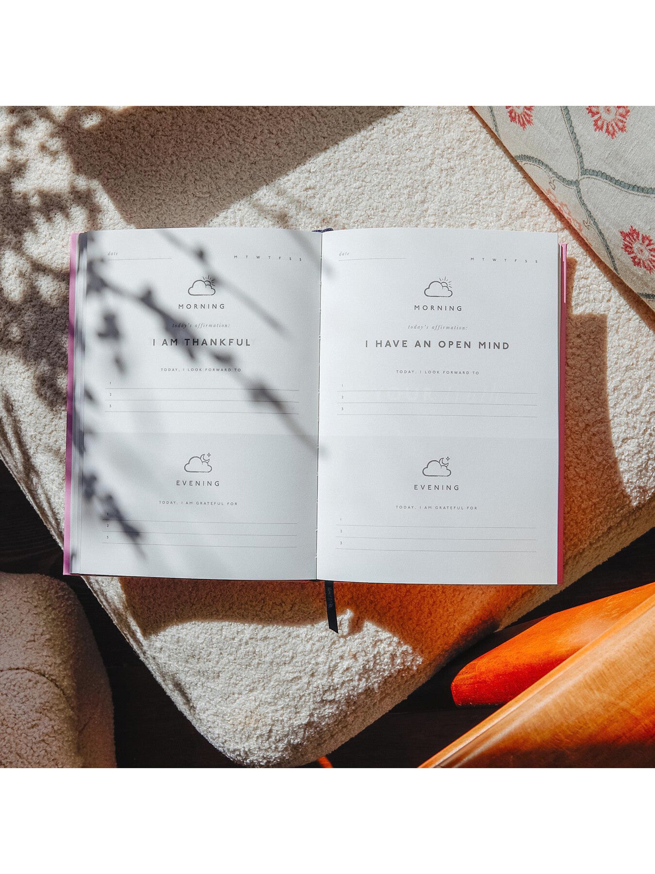 ATTITUDE GRATITUDE A5 Gratitude Journal Pink