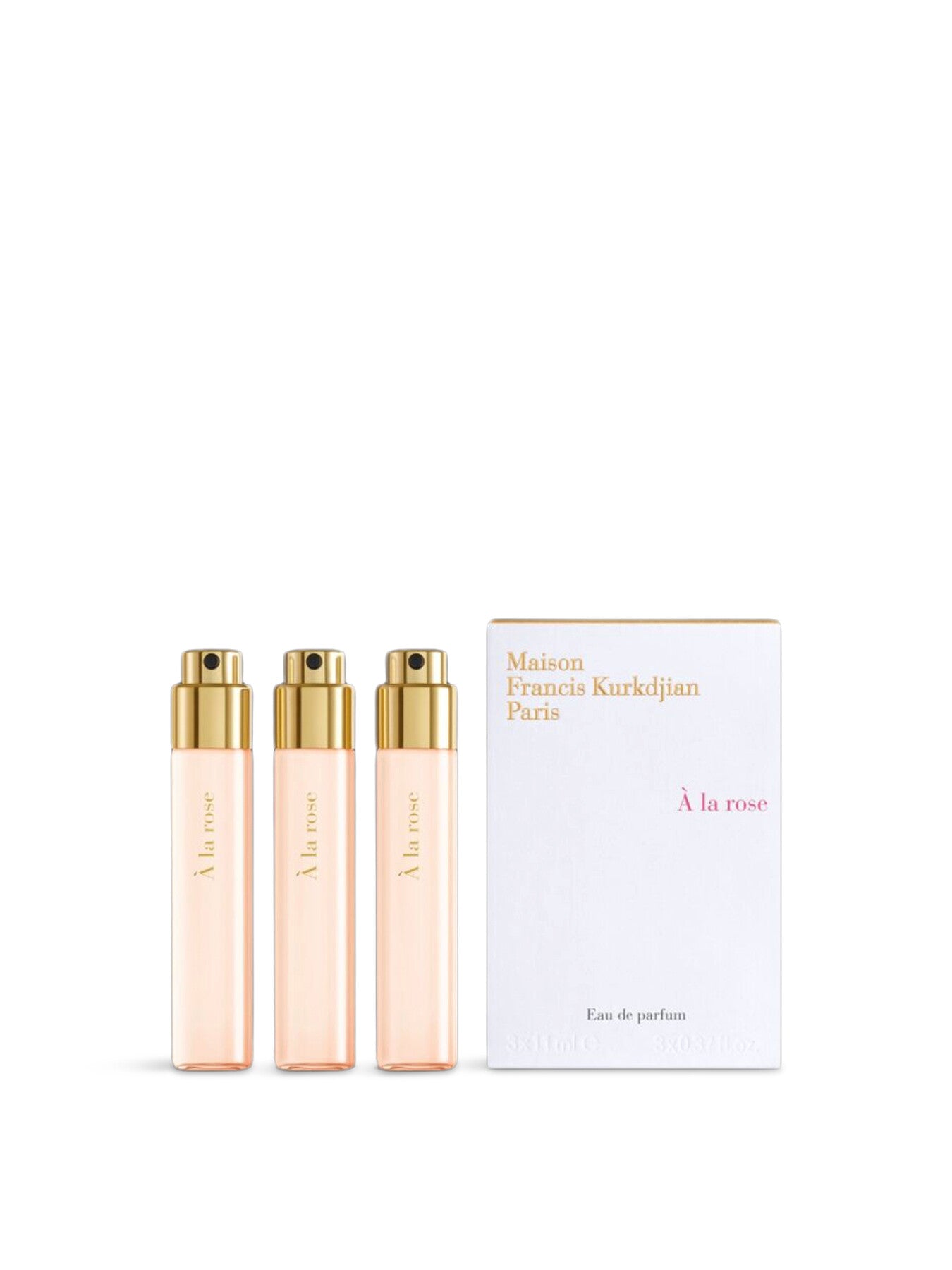 À la rose Eau de Parfum Refills 3x11ml