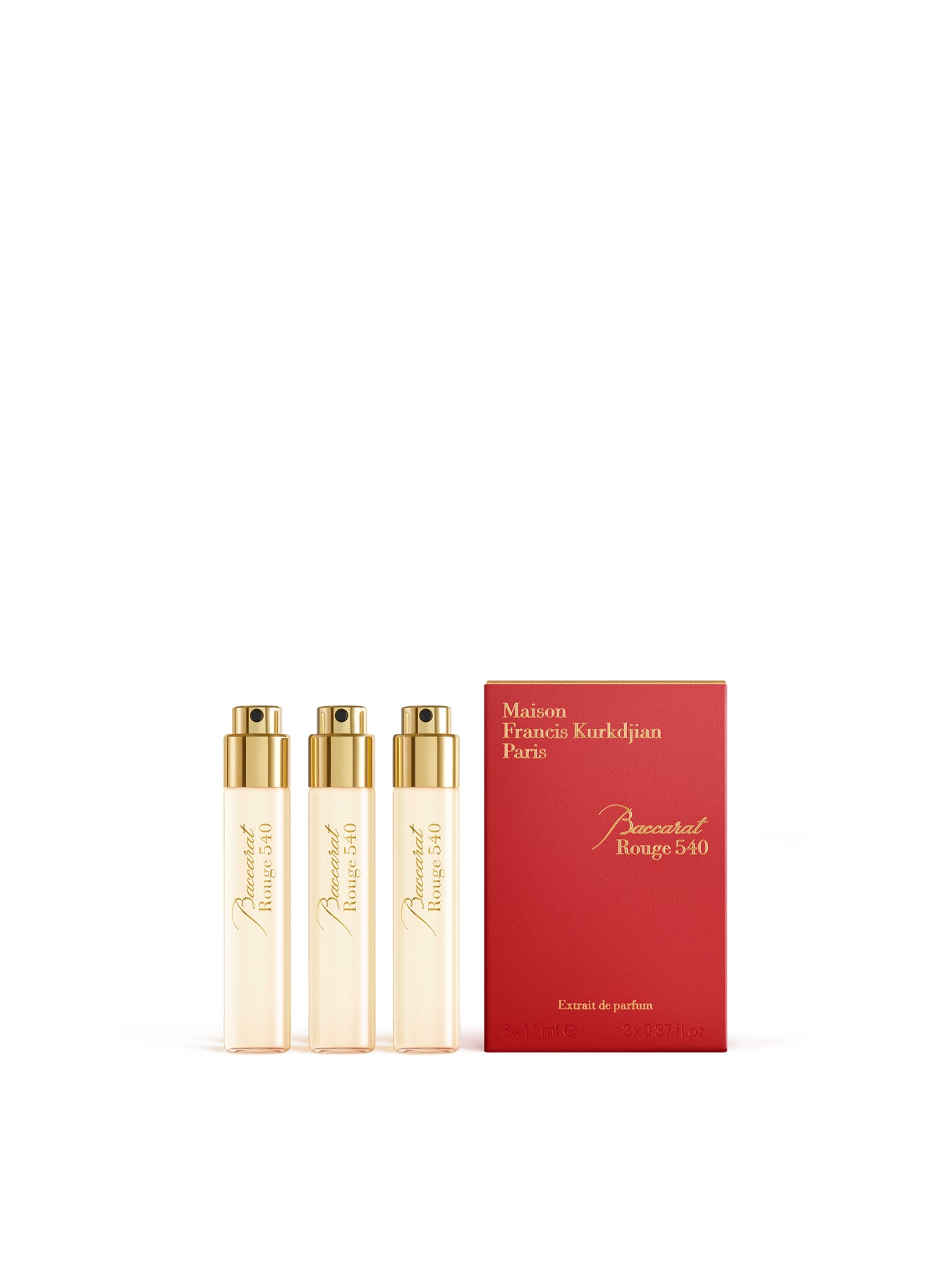 Baccarat Rouge 540 Extrait de Parfum Travel Refills