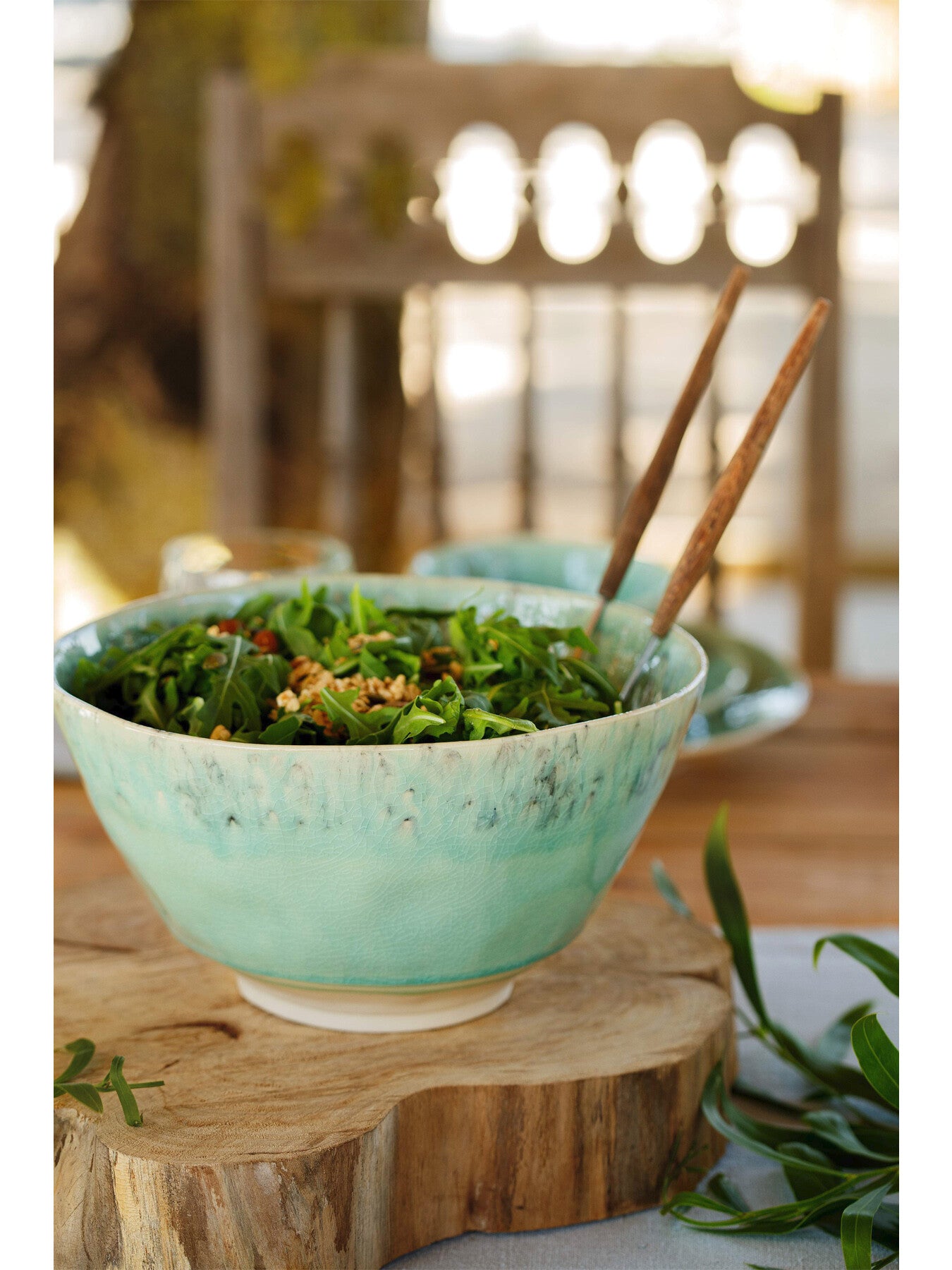 Madeira Blue Serving Bowl