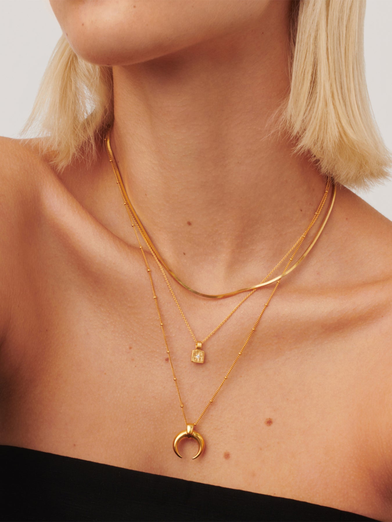 Mini Square Necklace