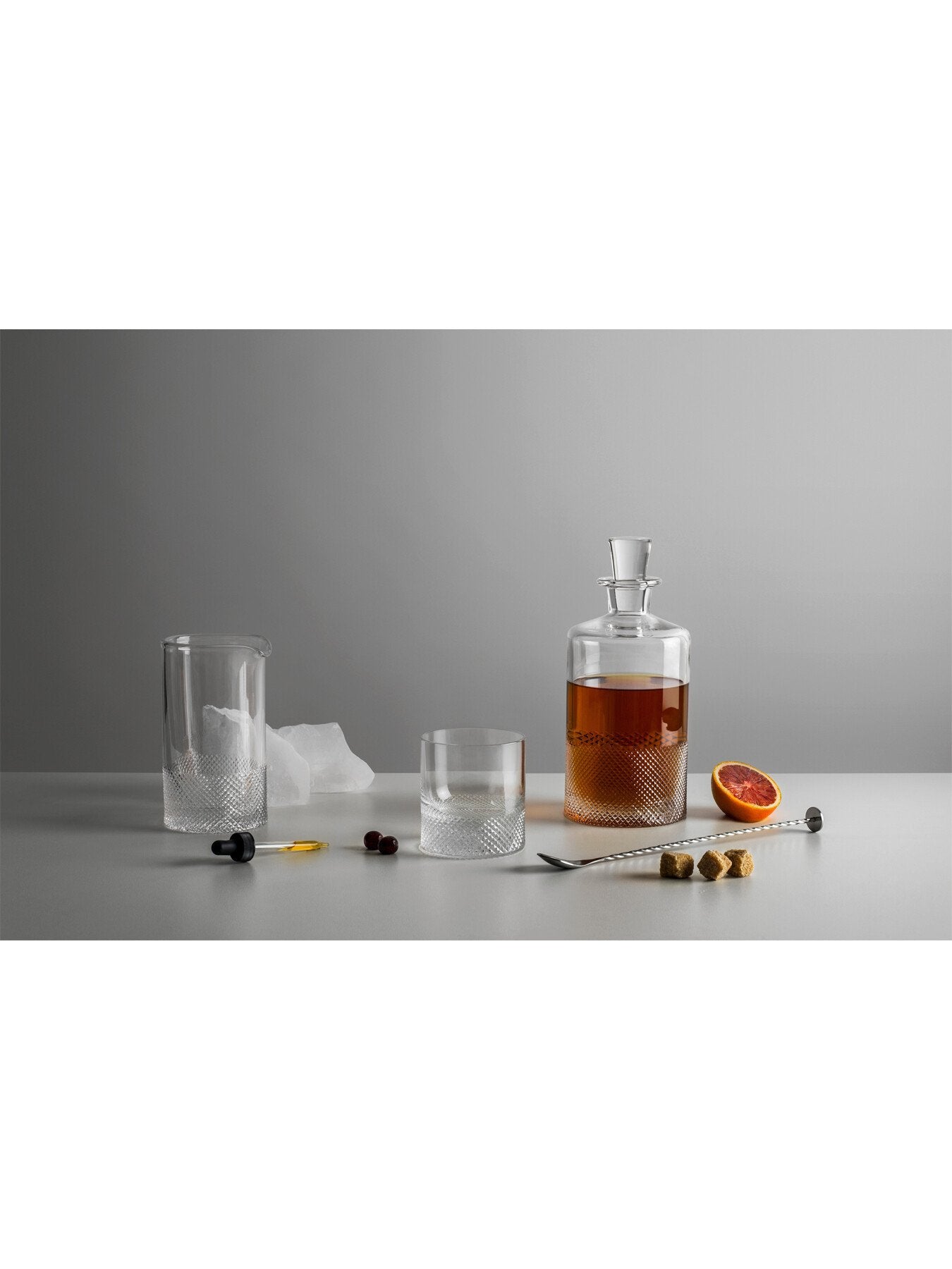 Diamond Glass Decanter