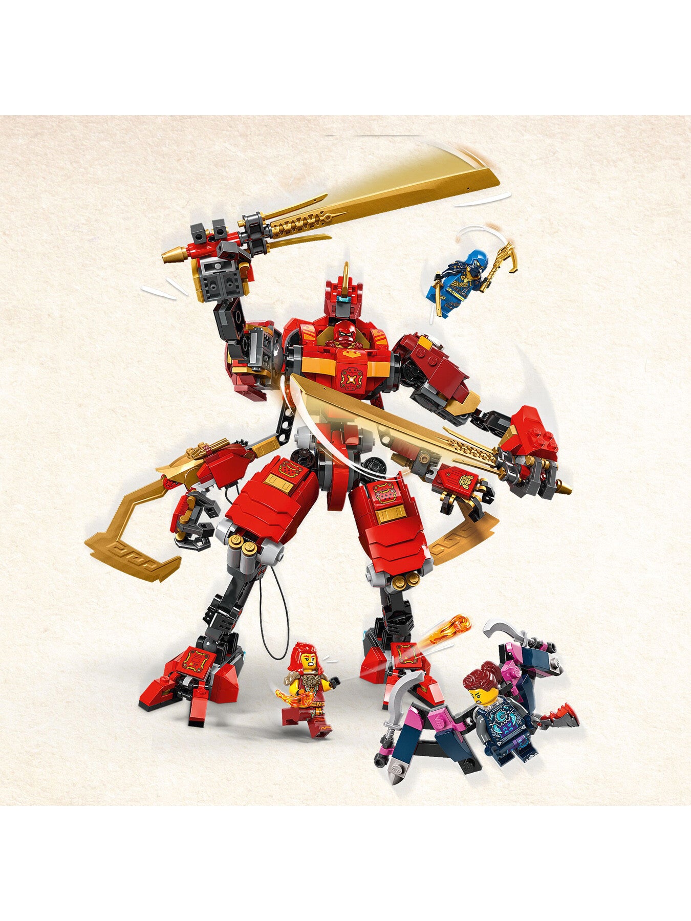 LEGO NINJAGO Kai’s Ninja Climber Mech Action Figure 71812
