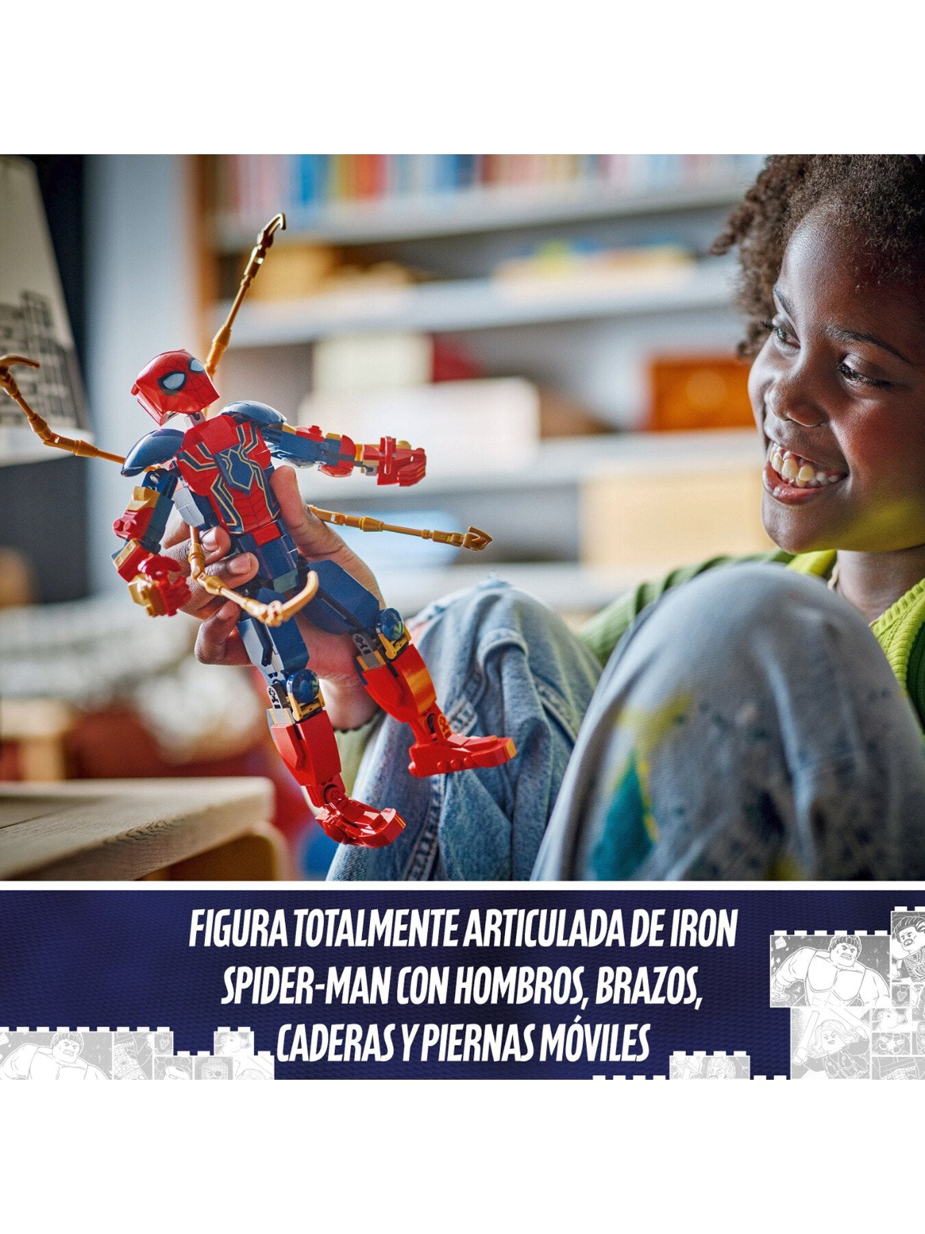 LEGO Iron Spider-Man Construction Figure 76298