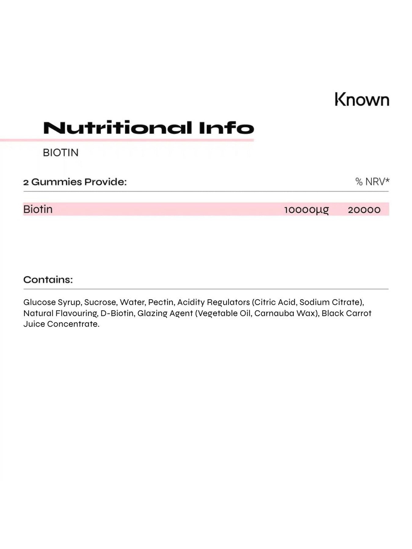 Biotin Vegan Gummies