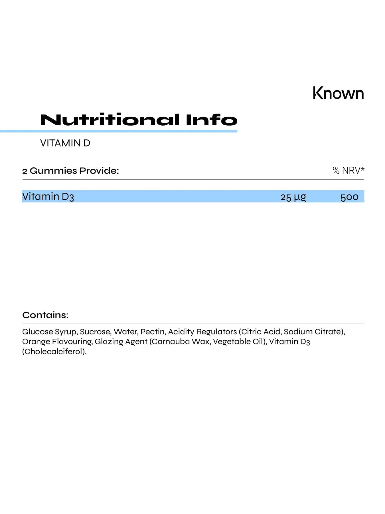 Vitamin D Vegetarian Gummies