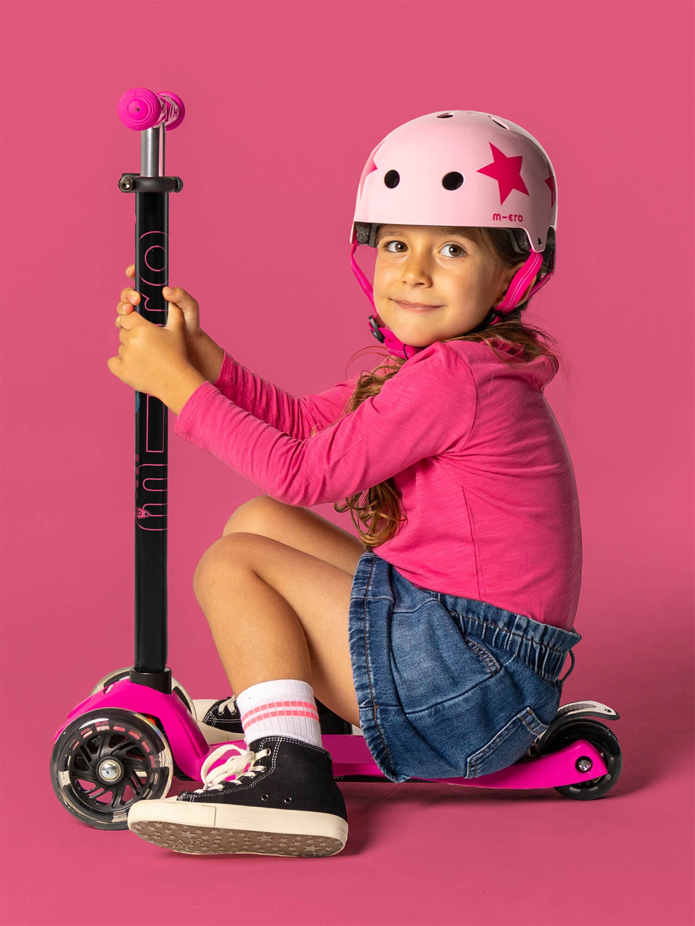 Helmet Star Pink Small
