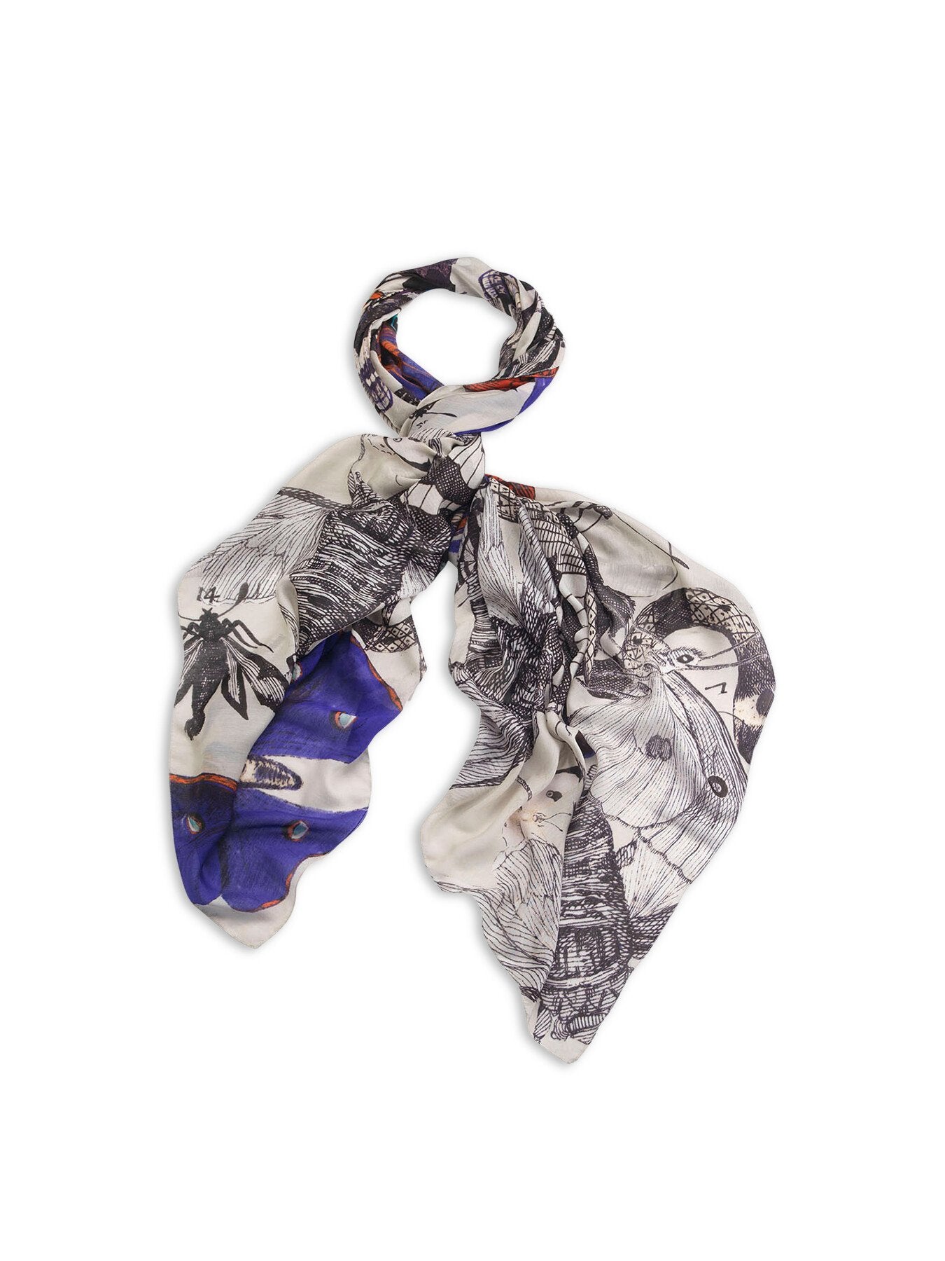 Butterflies Tencel Scarf