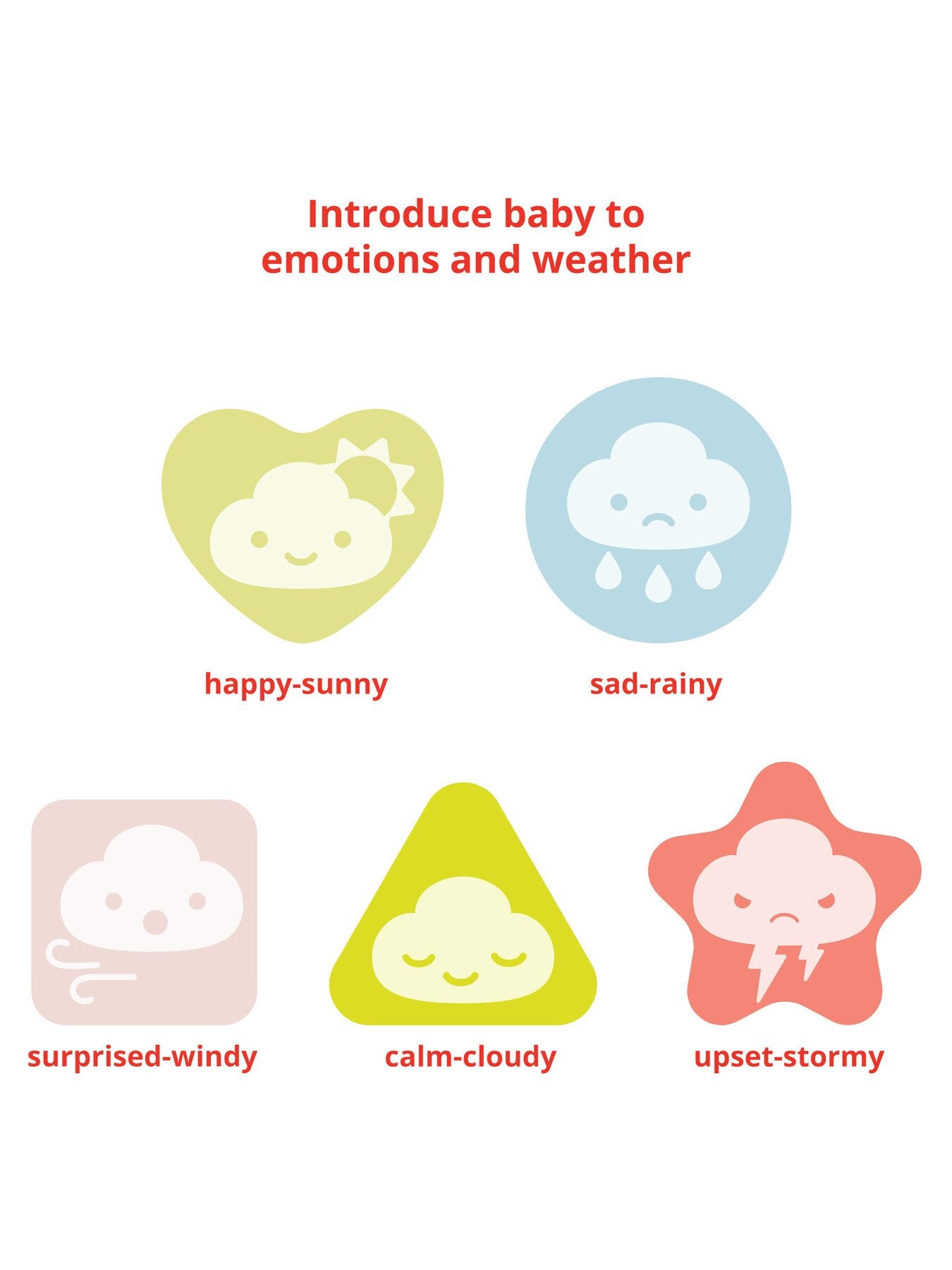 Silver Lining Cloud Shape Sorter