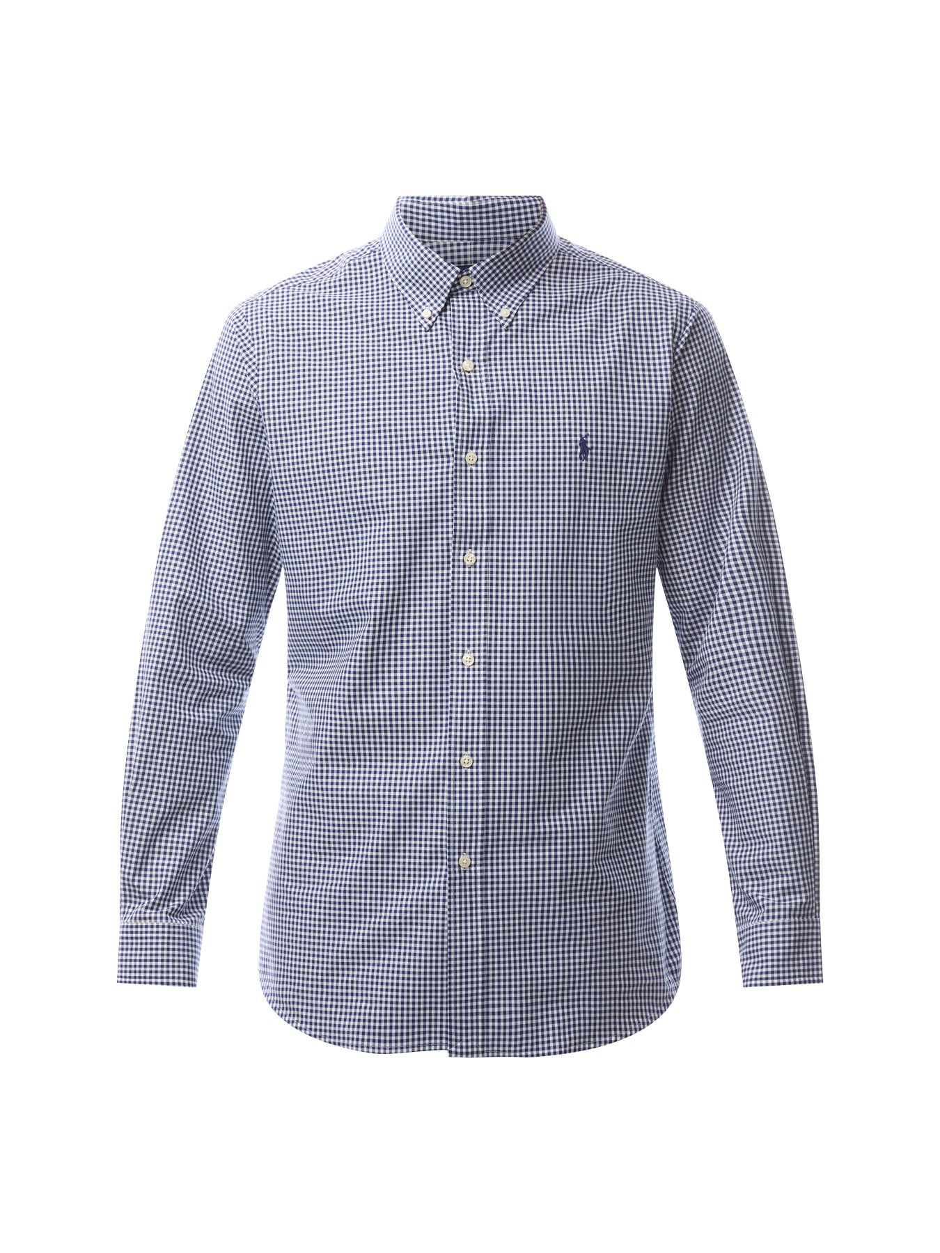 Custom Fit Stretch Poplin Gingham Shirt
