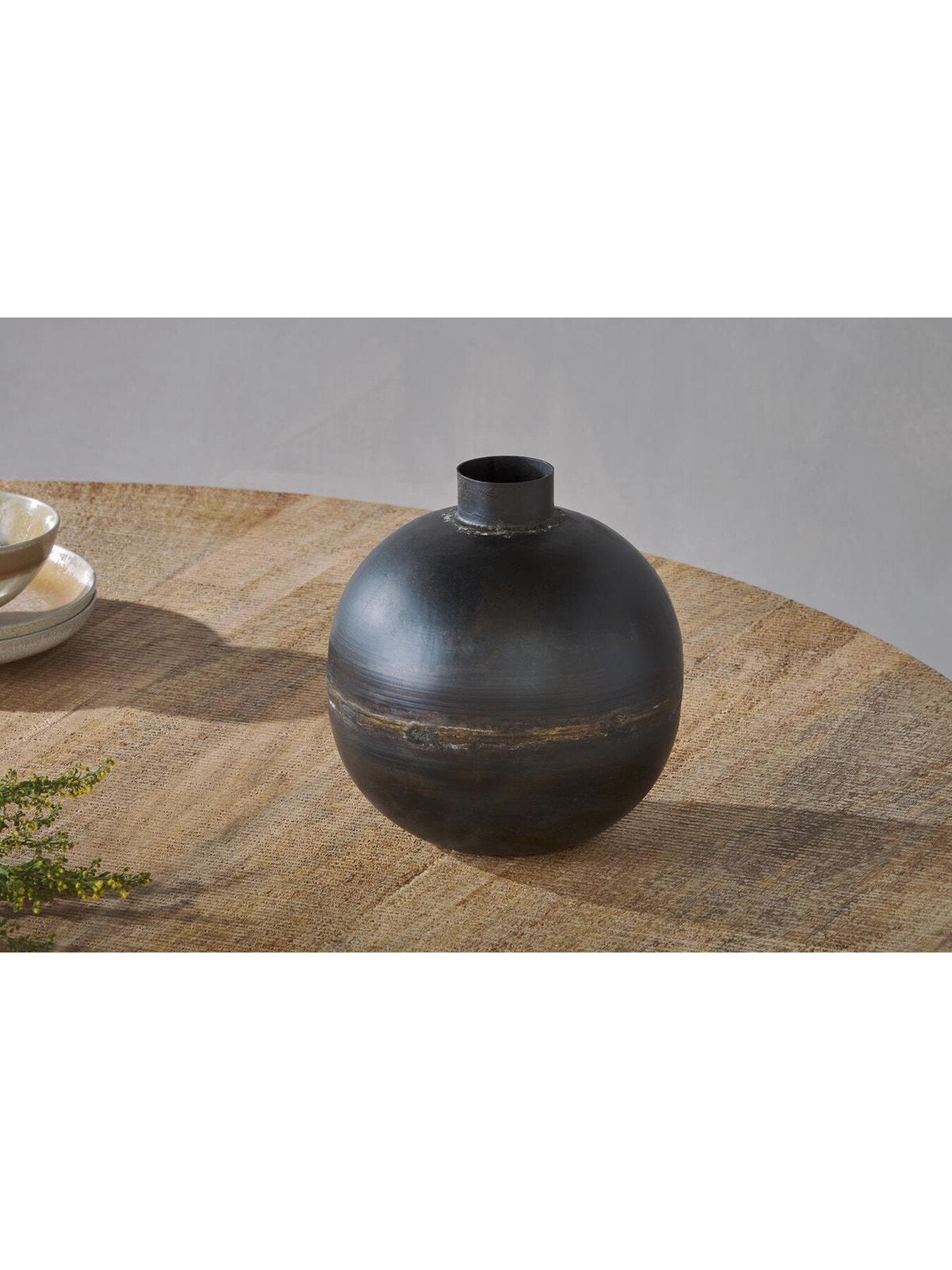 Endo Recycled Iron Vase